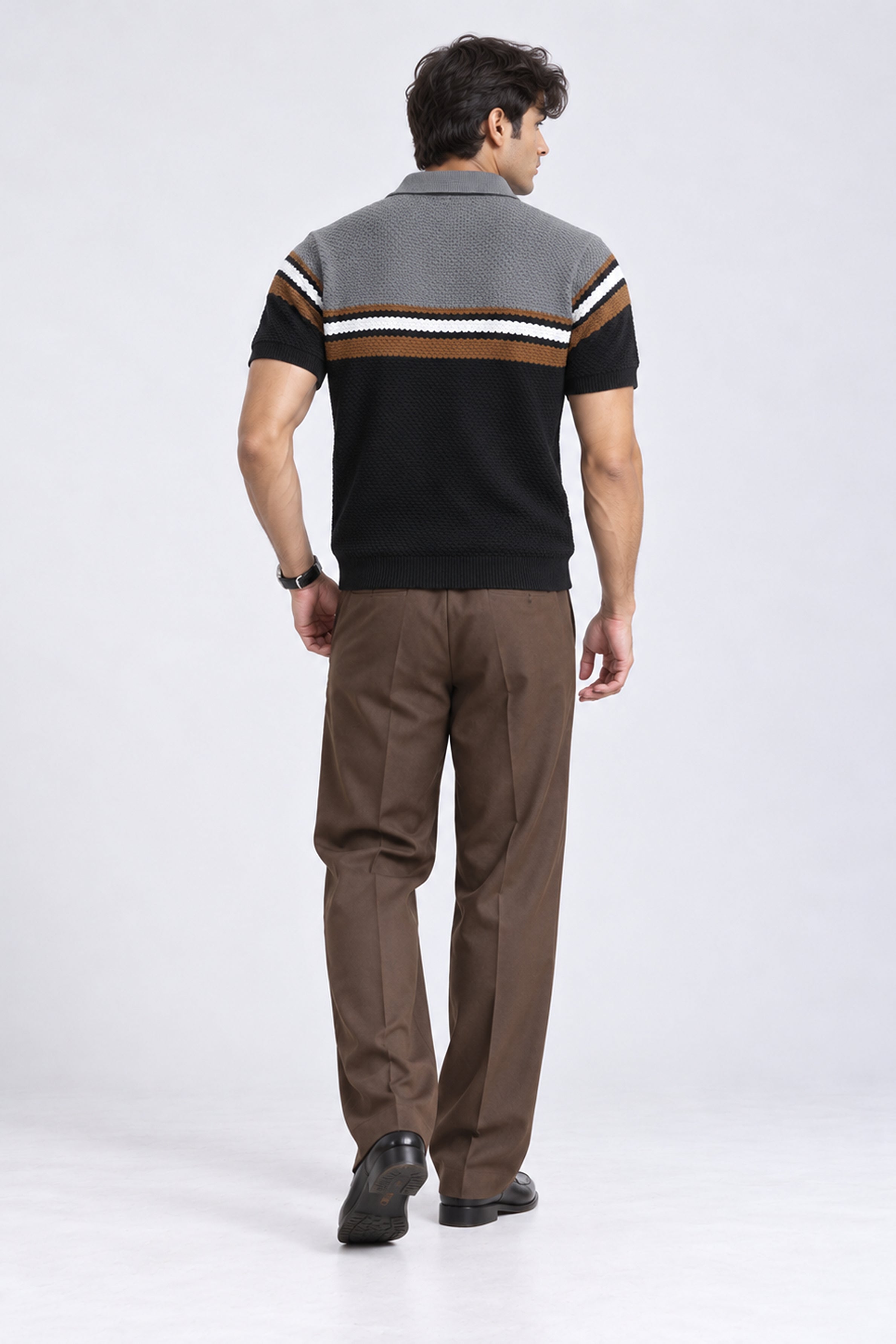 King Street Men’s POLO Tees - Steel Gray