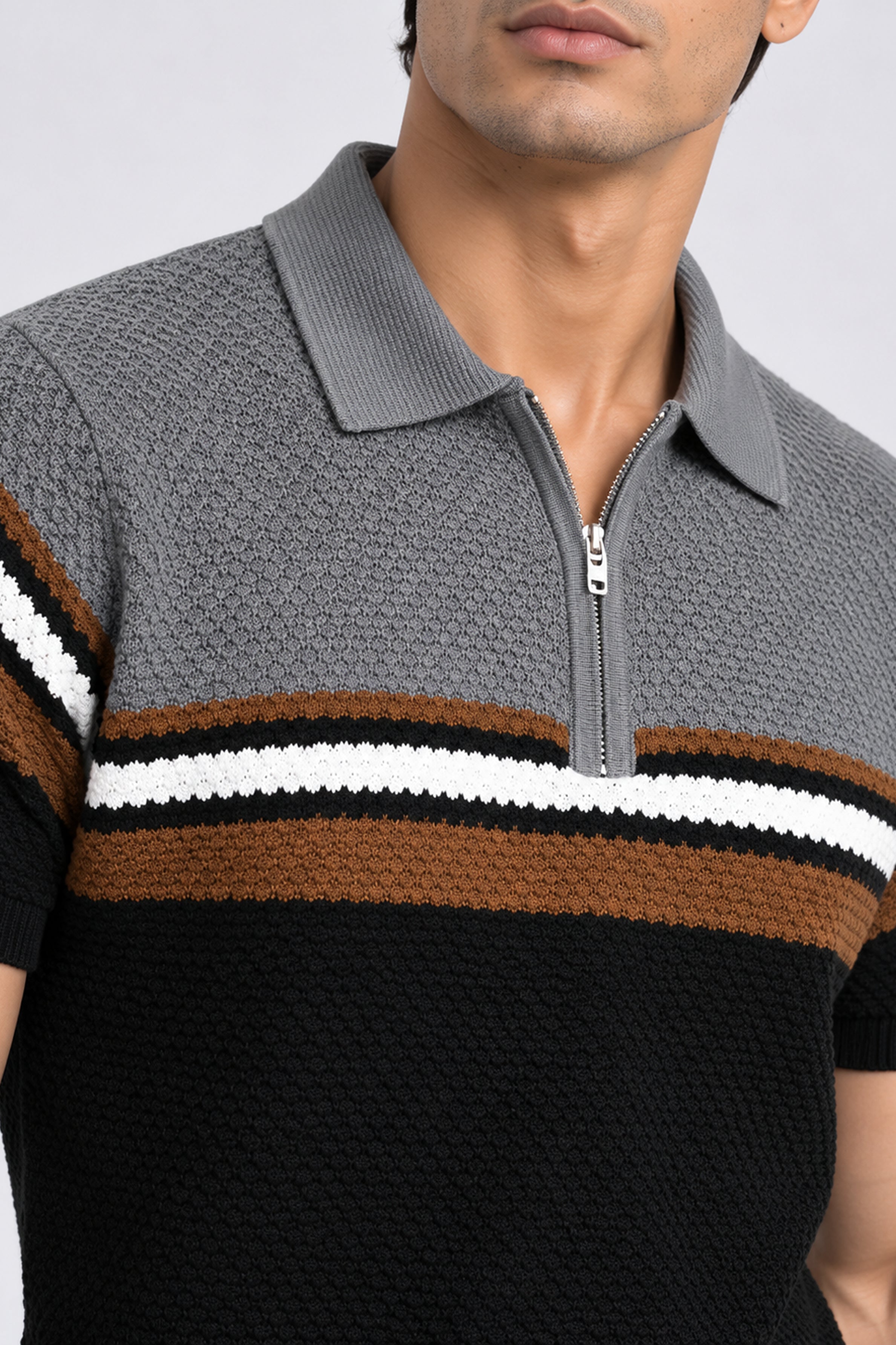 King Street Men’s POLO Tees - Steel Gray