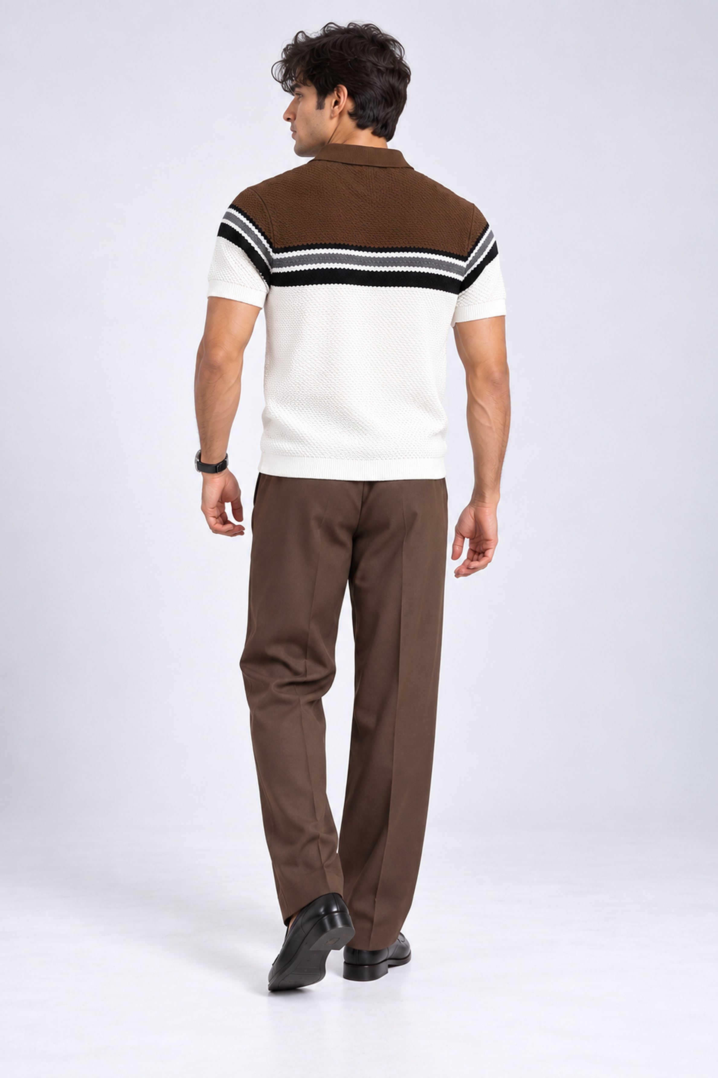 King Street Men’s POLO Tees - Brown