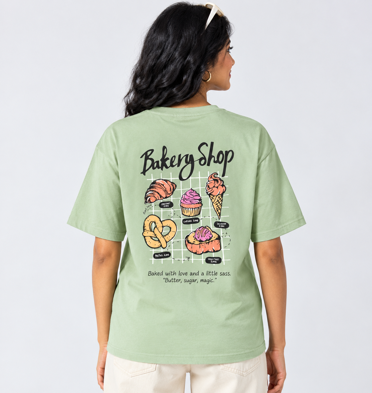 BASIC DROP MODANO Women's Tees - Green