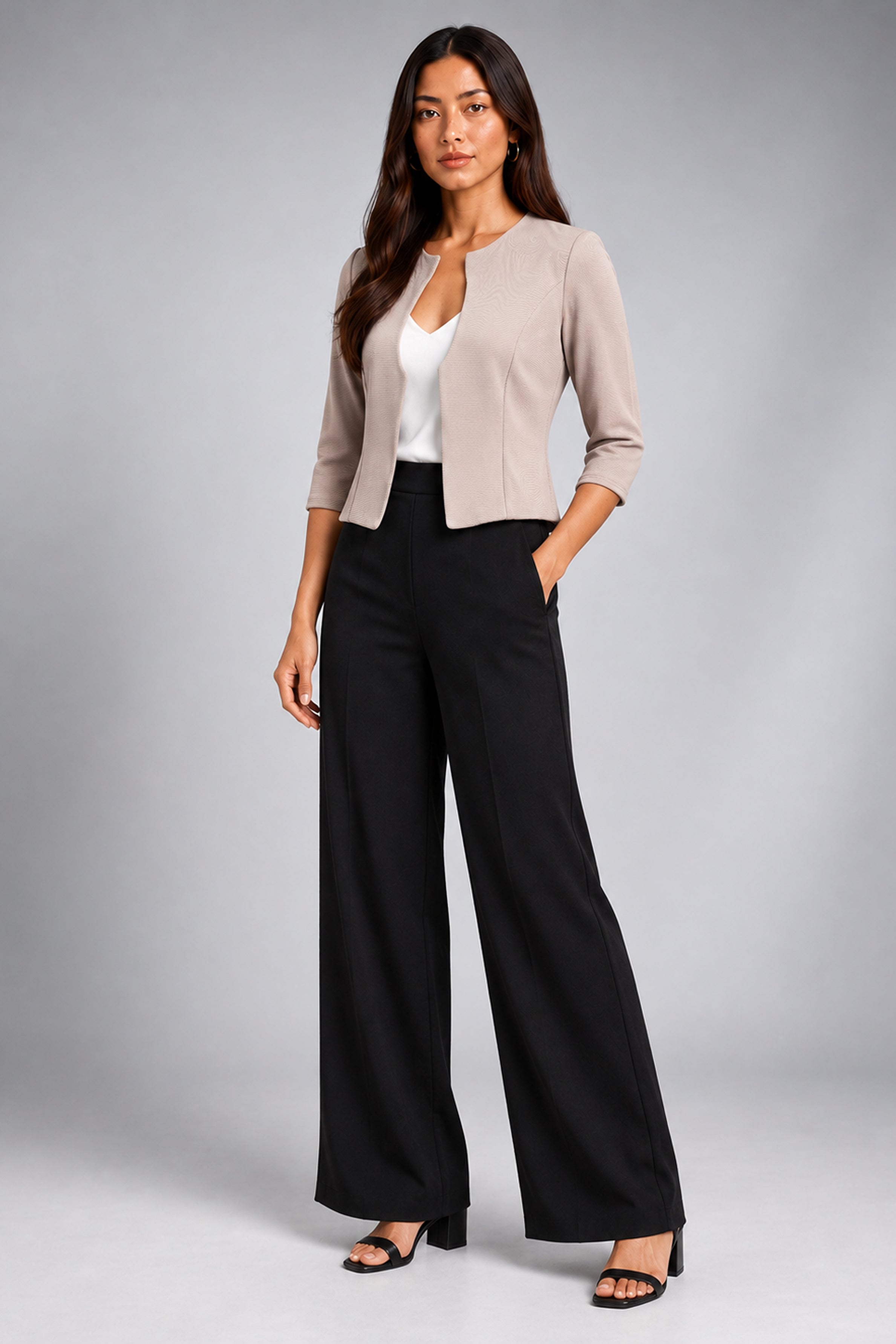Envogue Formal Jacket - Beige