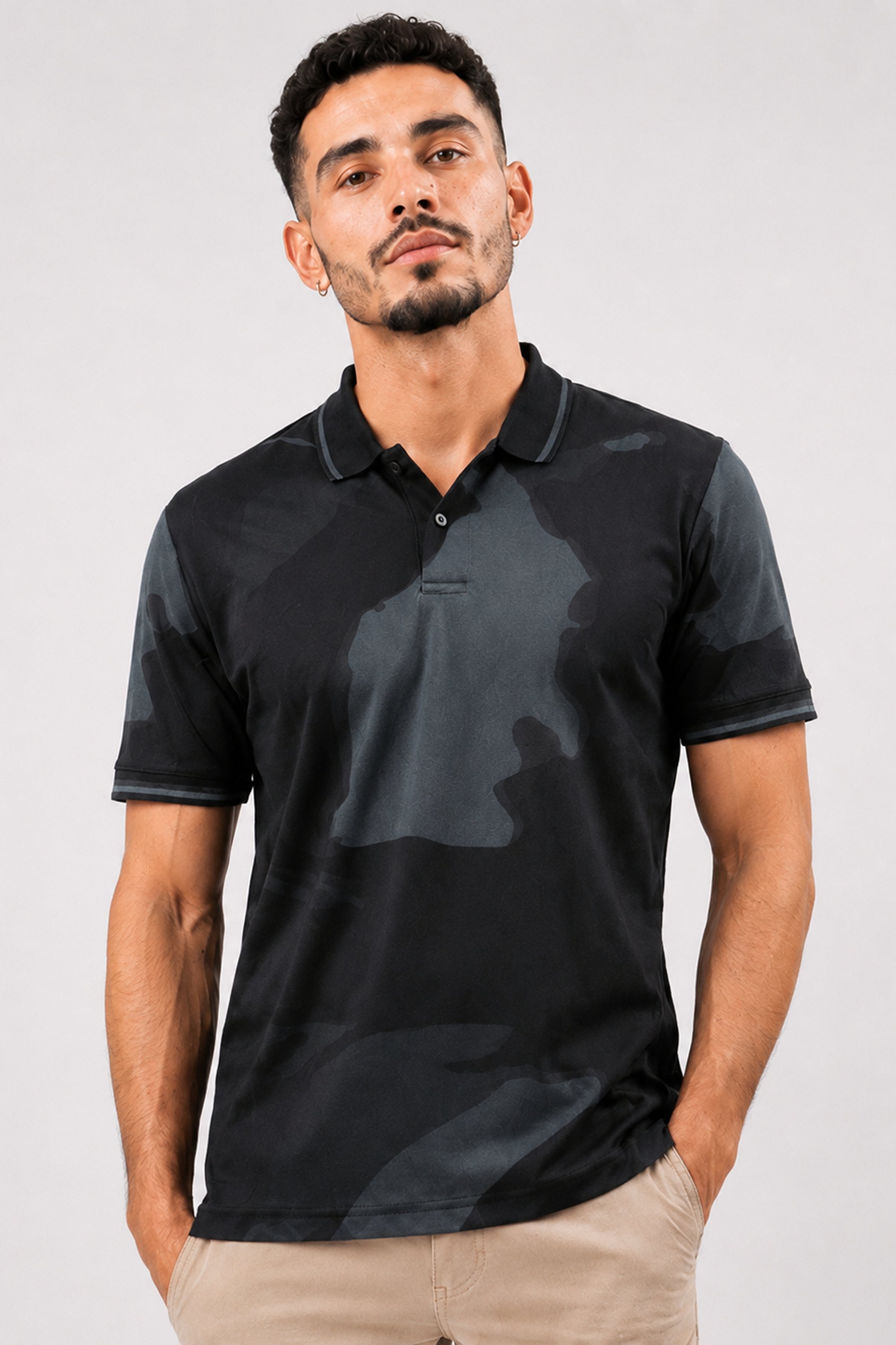 King Street Men’s POLO Tees - Black