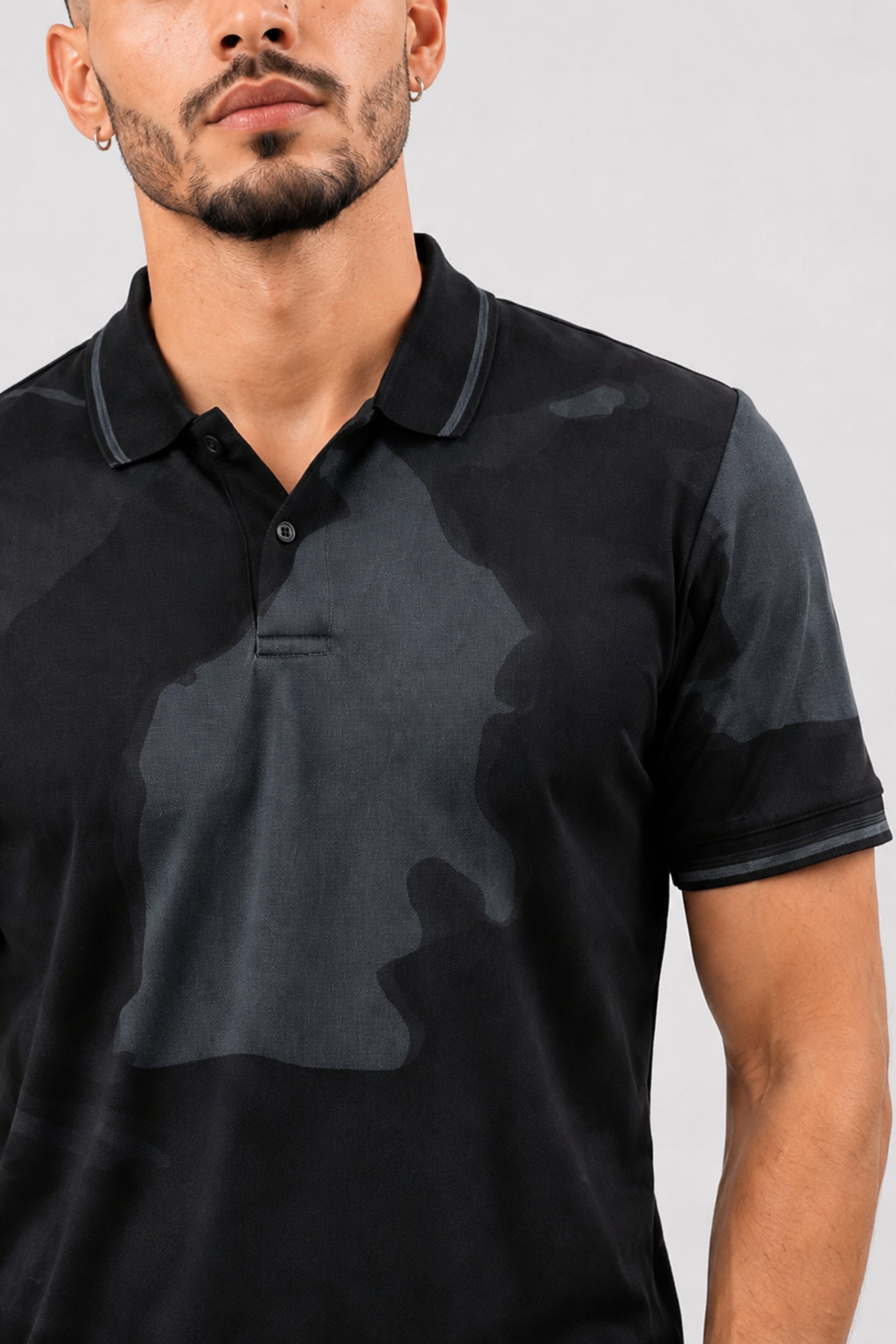 King Street Men’s POLO Tees - Black