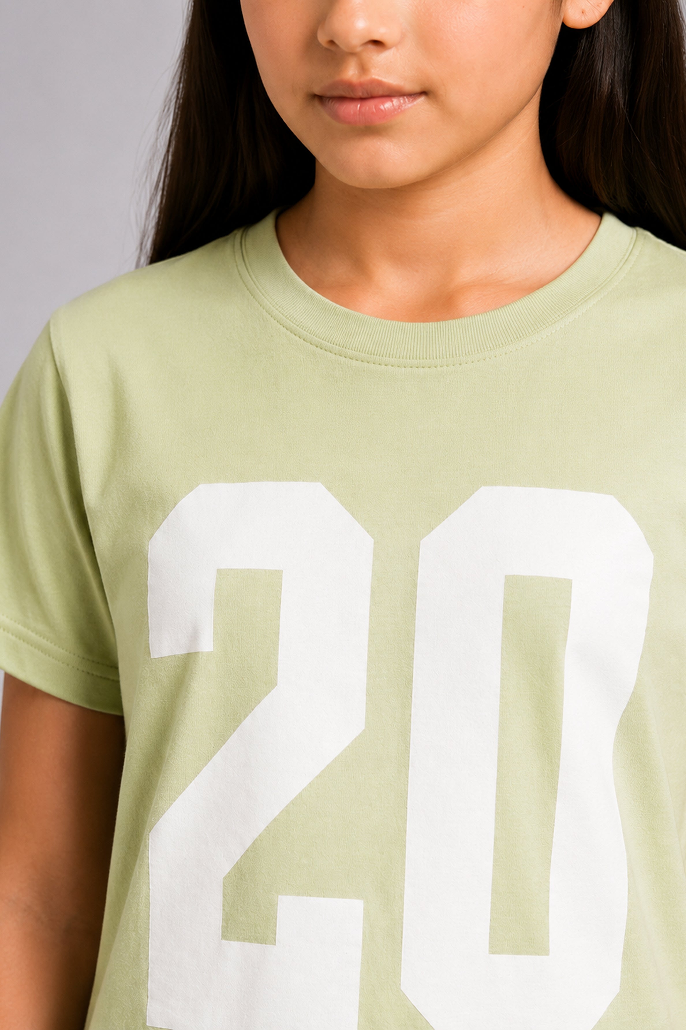 YAWN Kids Girls Pyjama 2-Piece Set - Olive