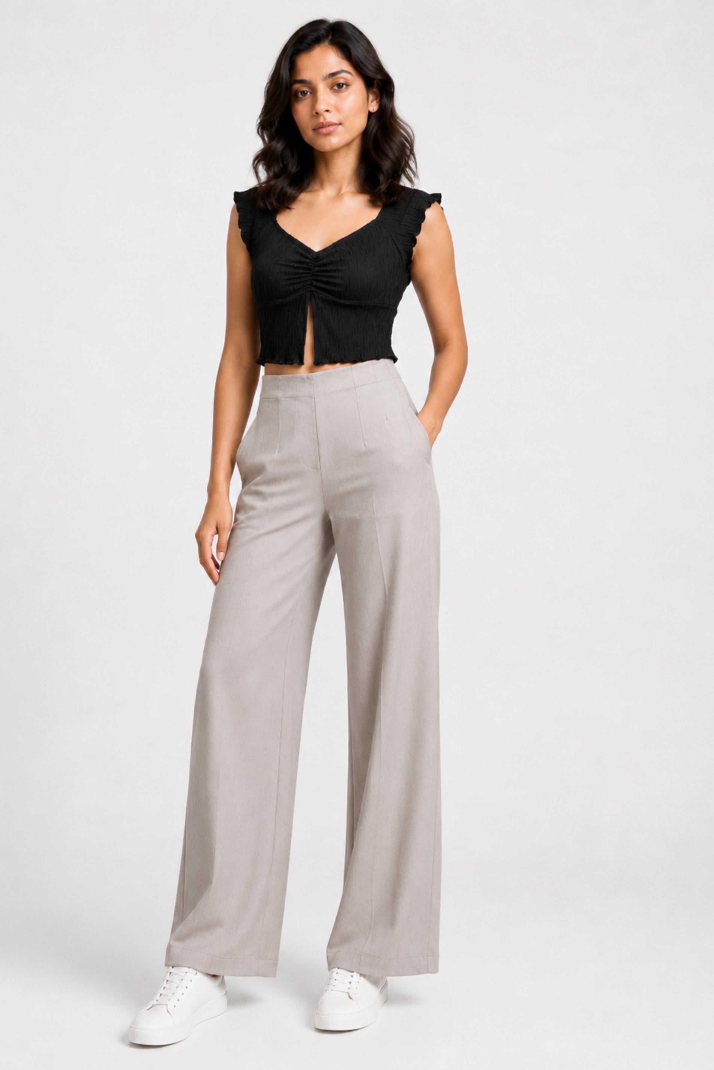 MODANO Casual Blouse - Black