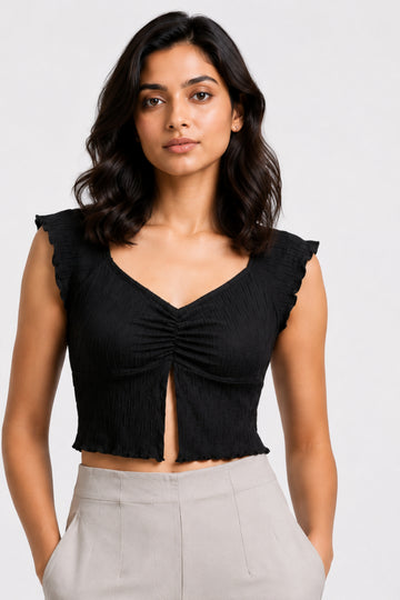MODANO Casual Blouse - Black