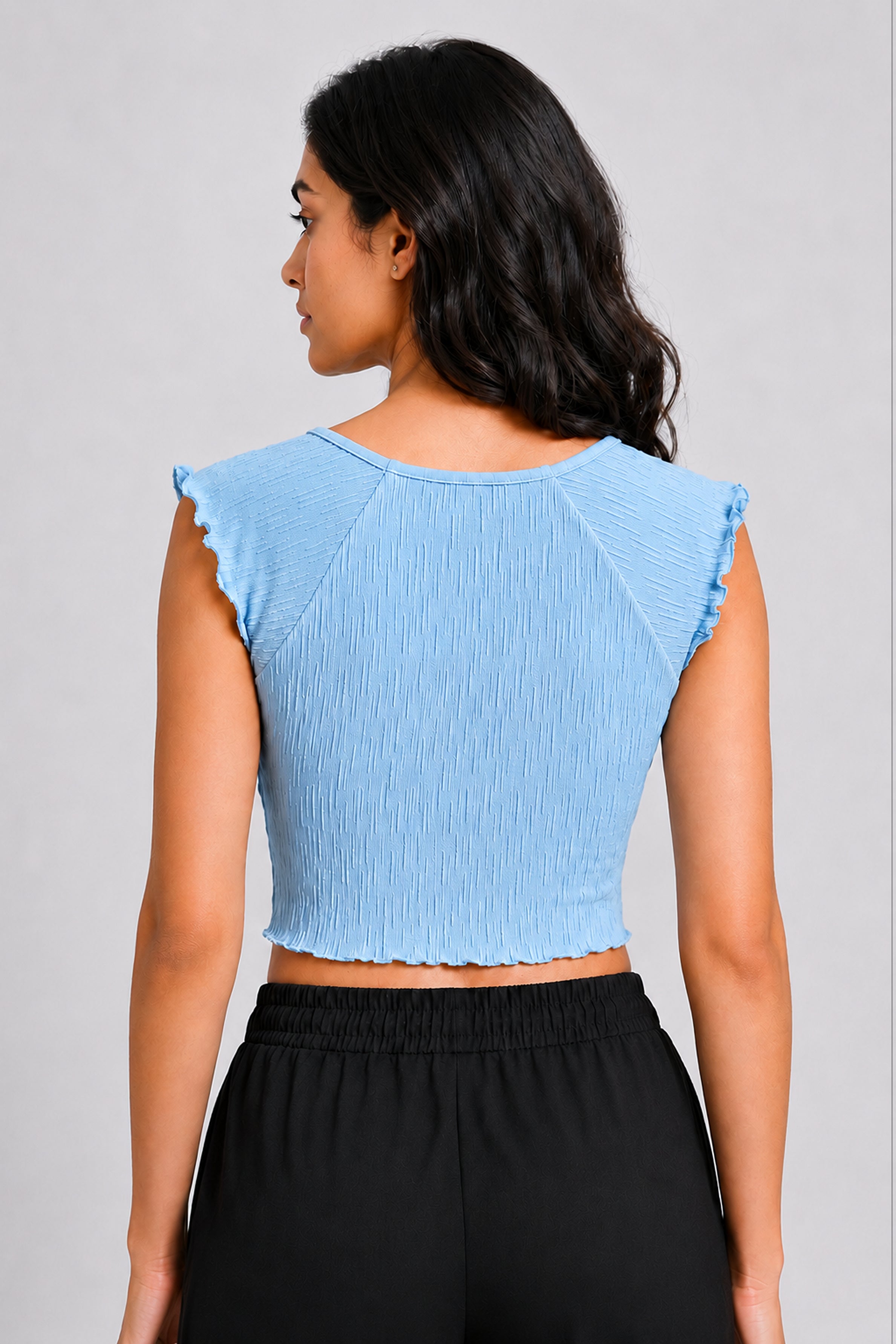 MODANO Casual Blouse - Light Blue
