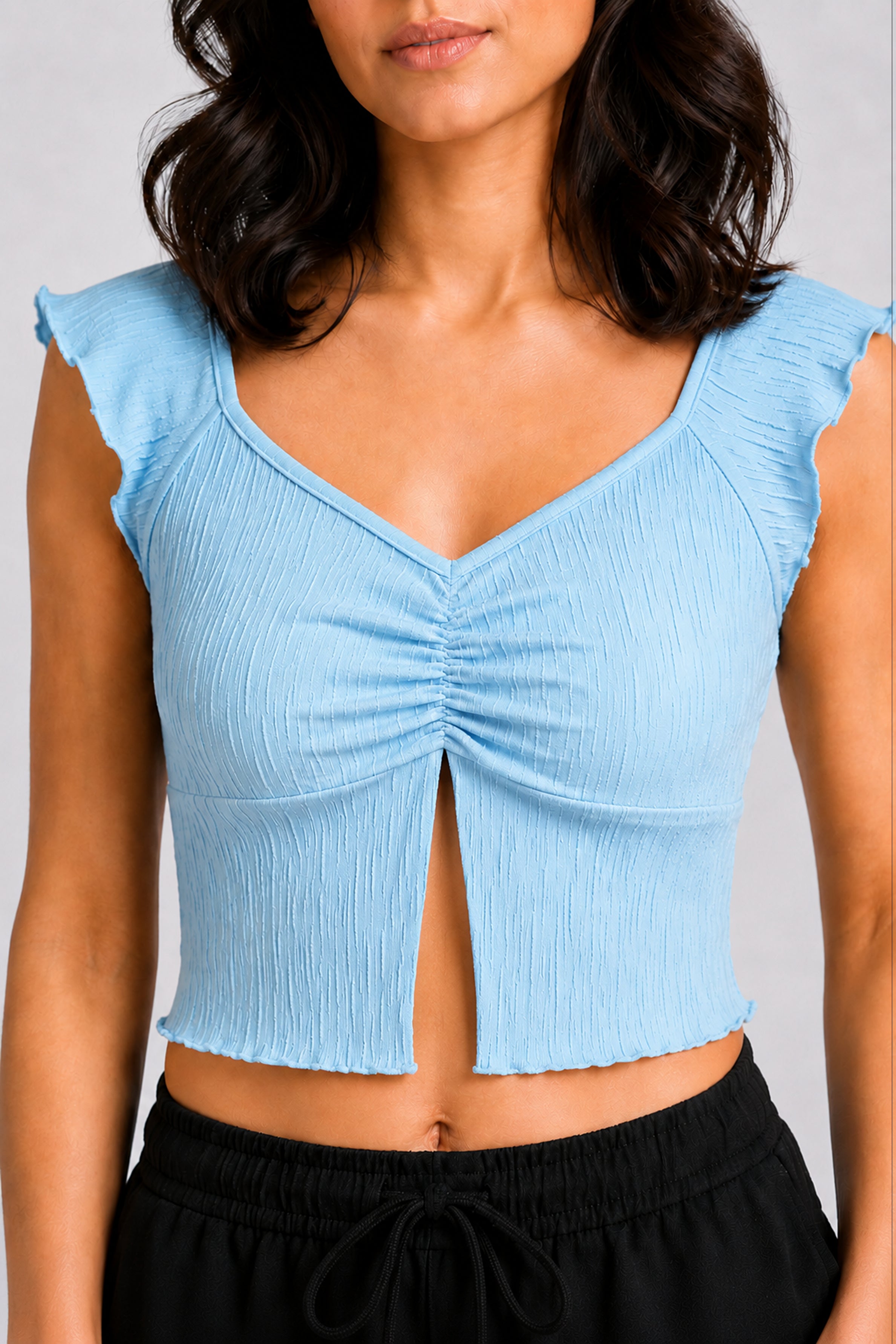 MODANO Casual Blouse - Light Blue