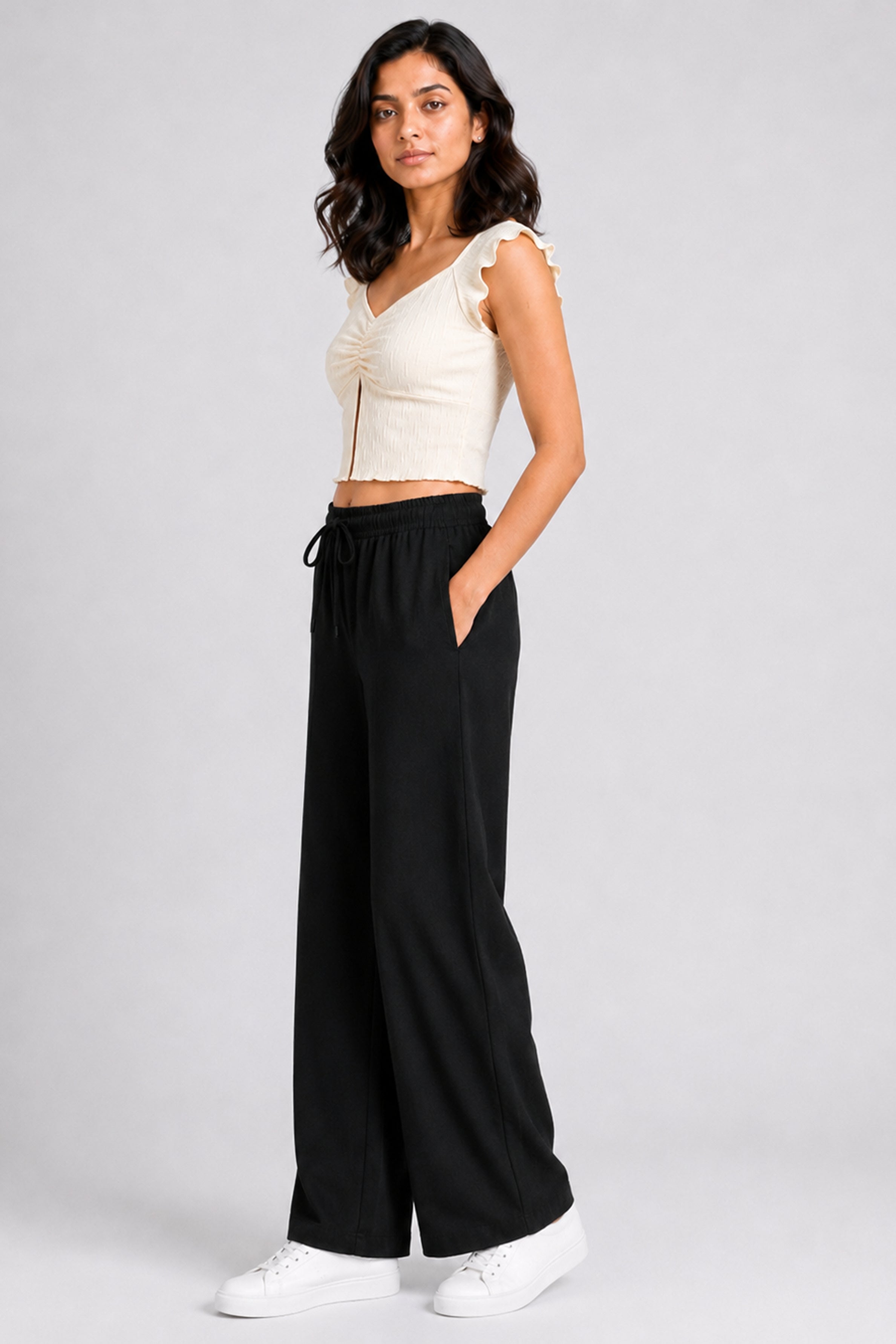 MODANO Casual Blouse - White