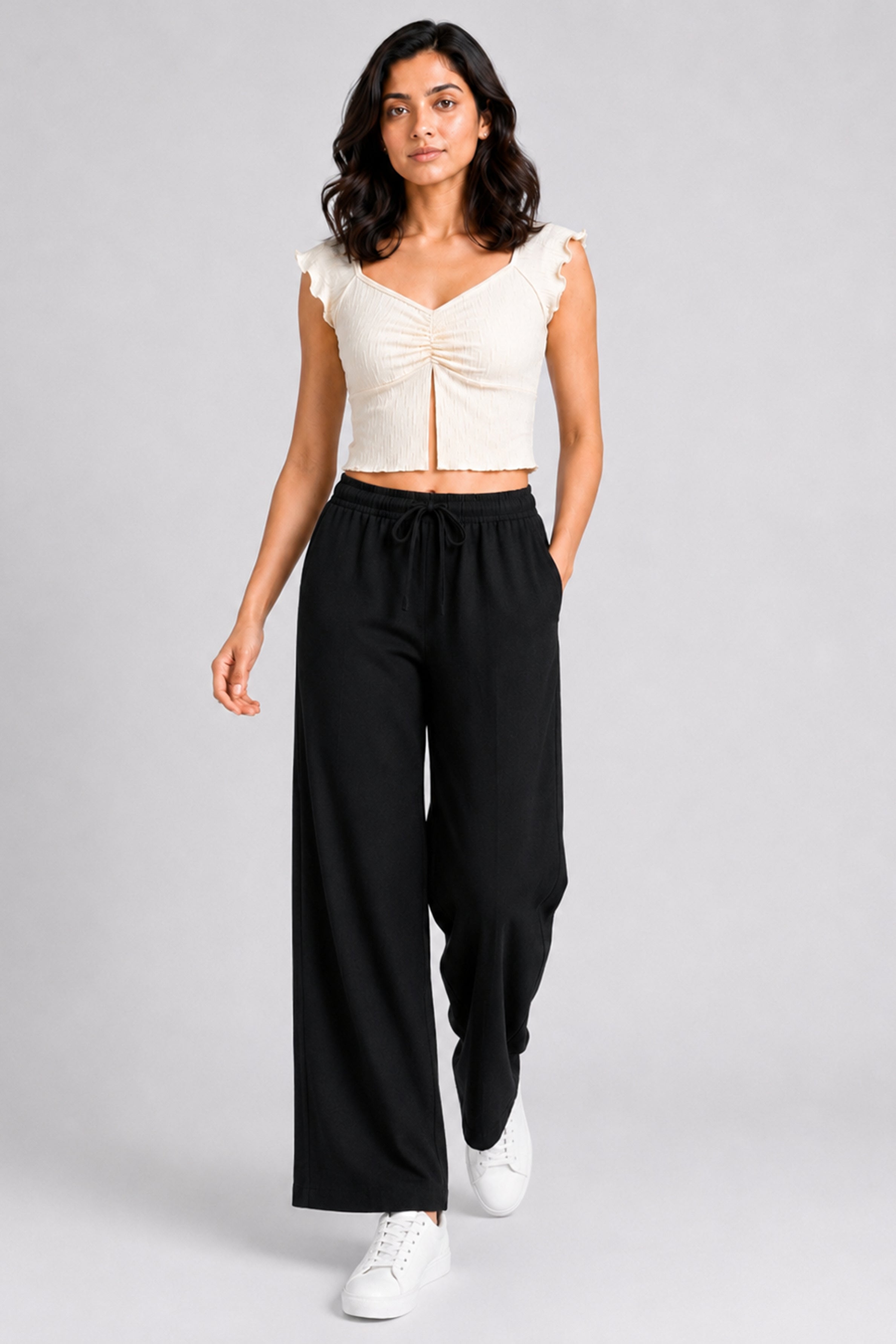 MODANO Casual Blouse - White