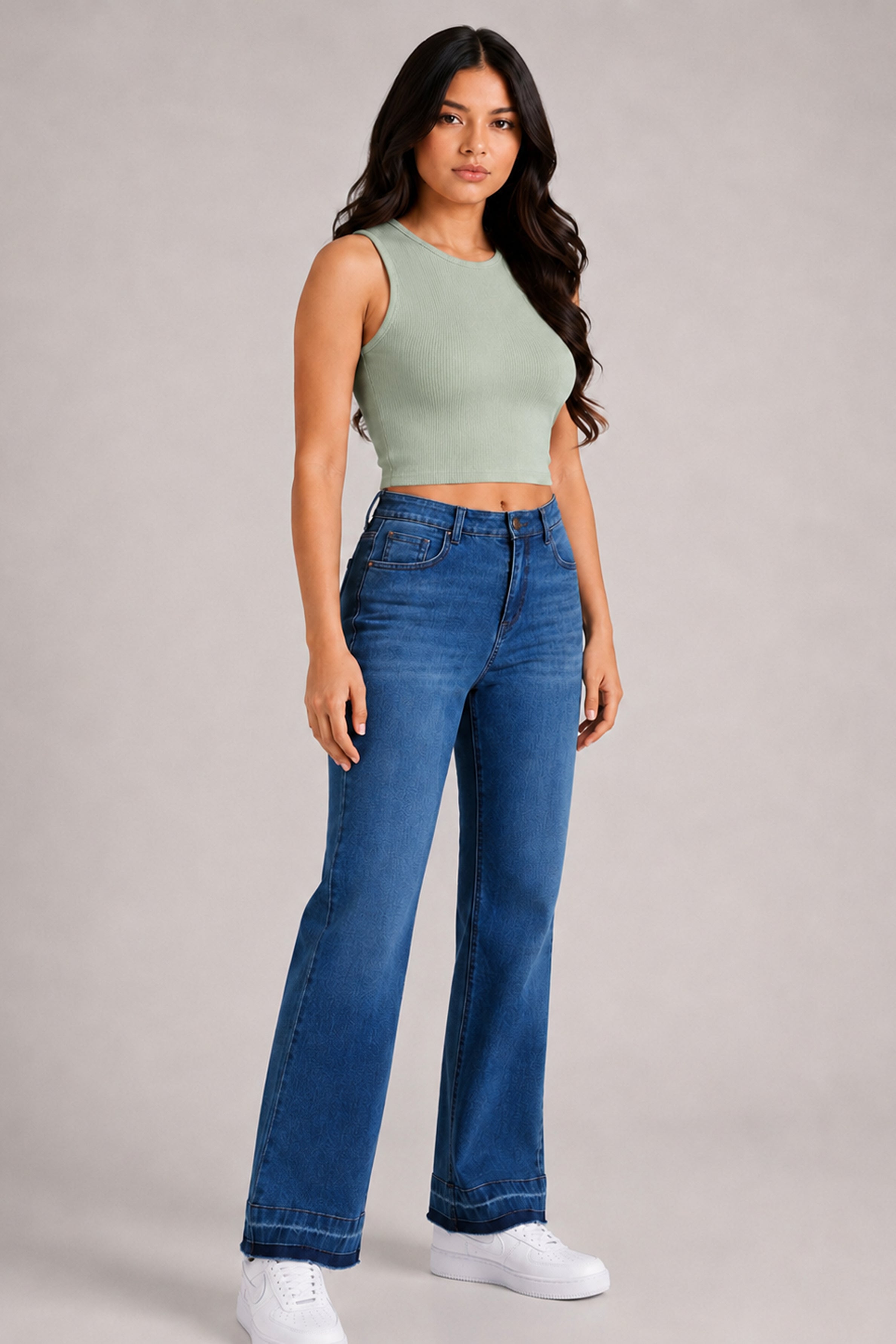 MODANO Casual Tank Top - Green