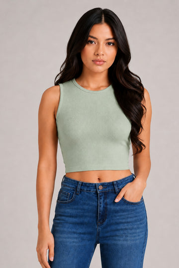 MODANO Casual Tank Top - Green