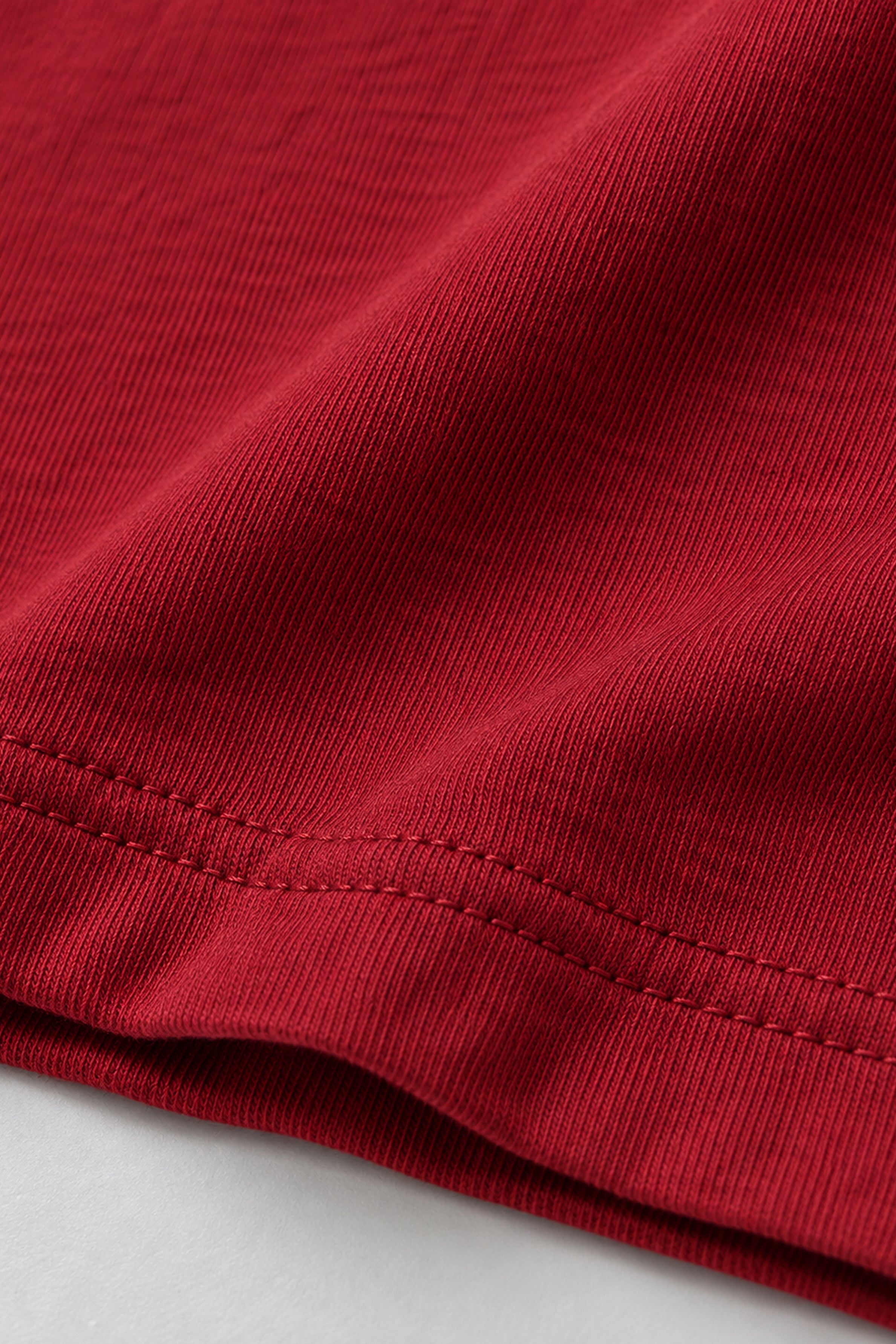 Lemon Capsule MODANO Crew Neck Tees -Maroon