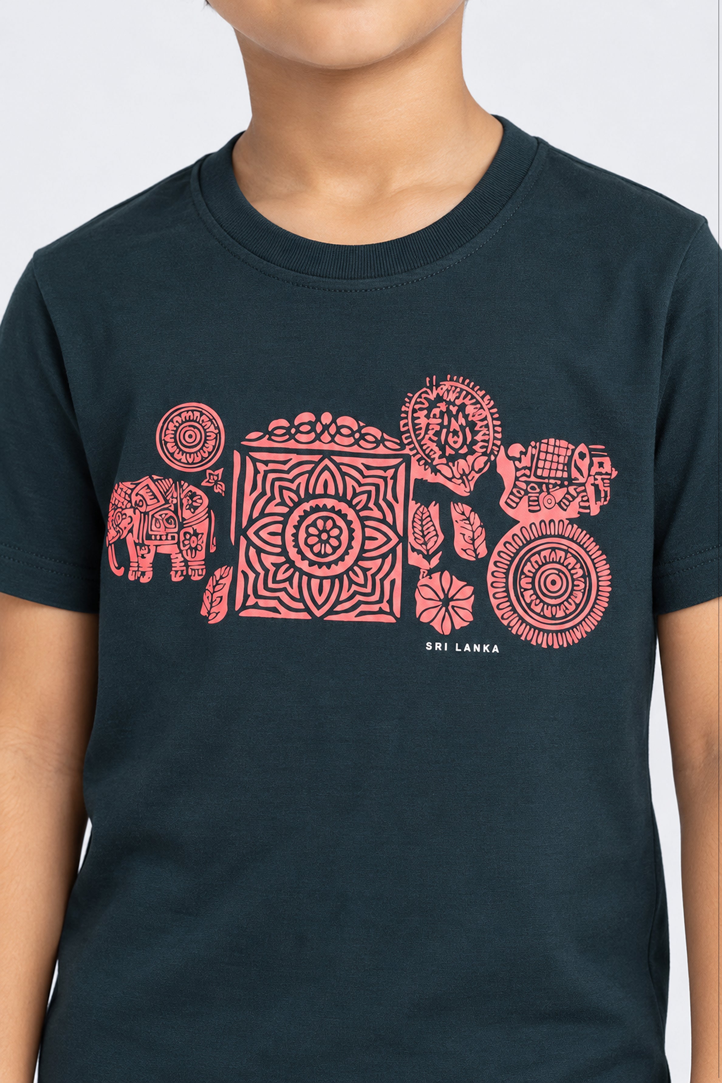 CORE Kid's Boys Crew Neck Tees - Black