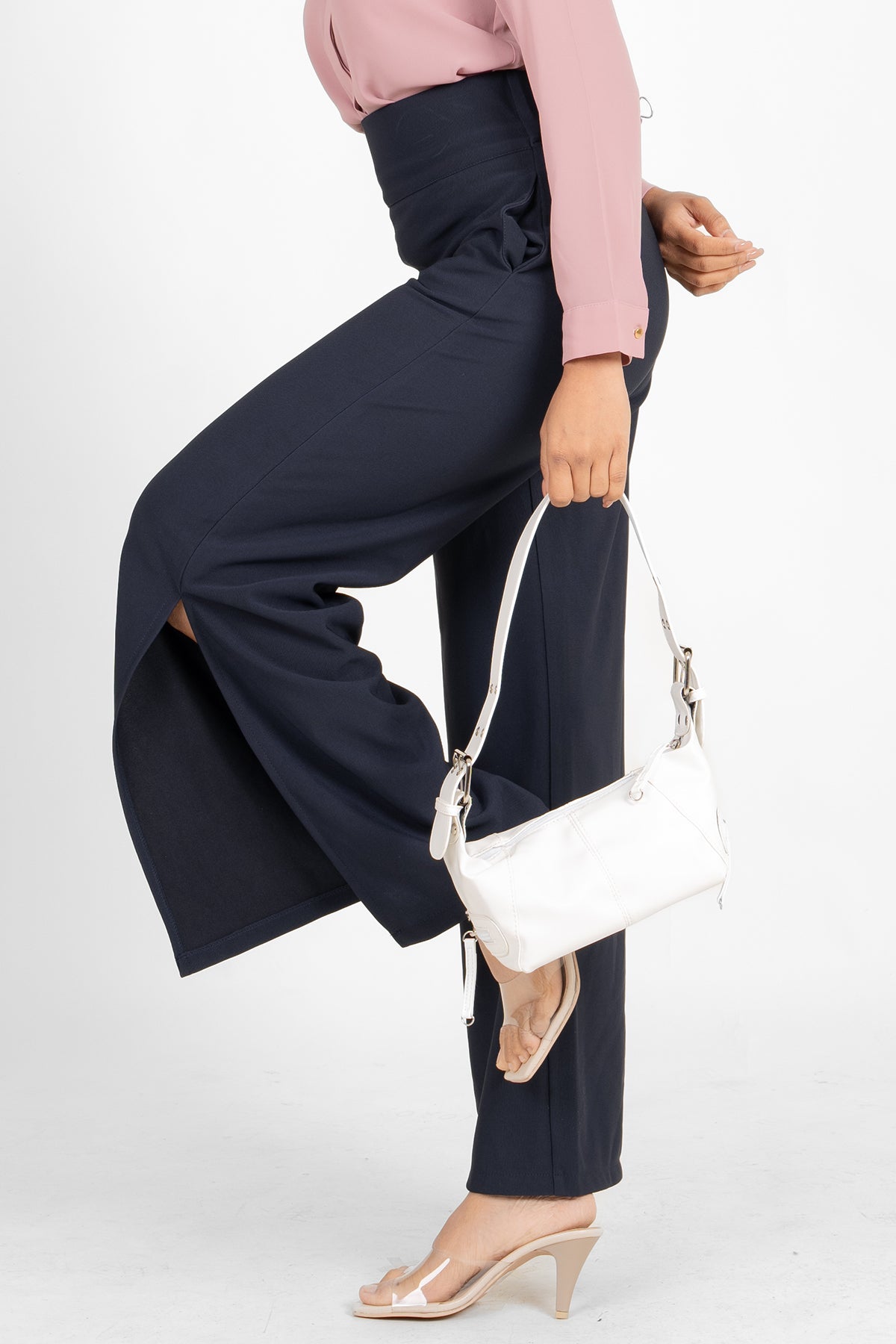 ENVOGUE Women's Wide-Leg Formal Trousers