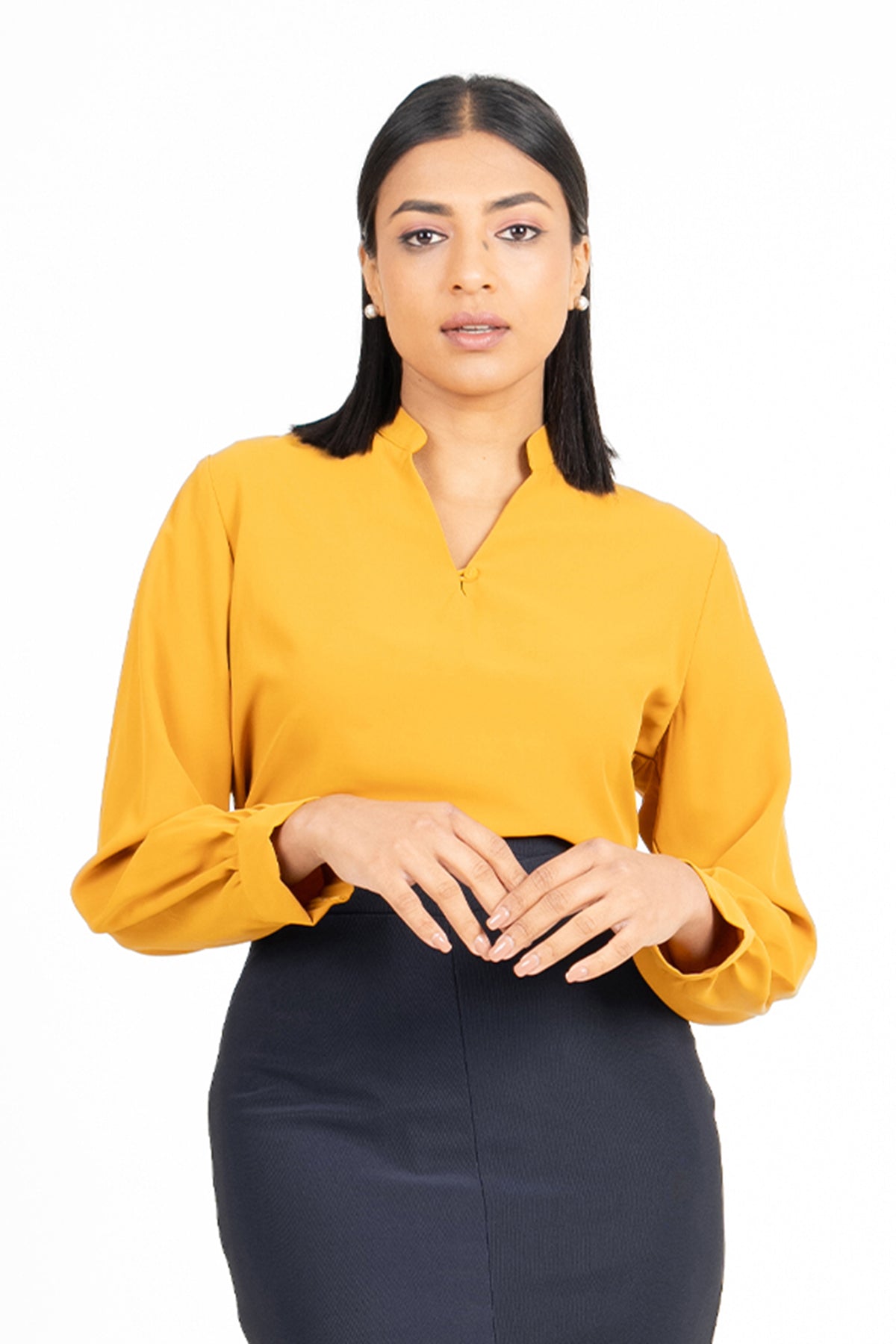 Envogue Women's Chic Office Blouse