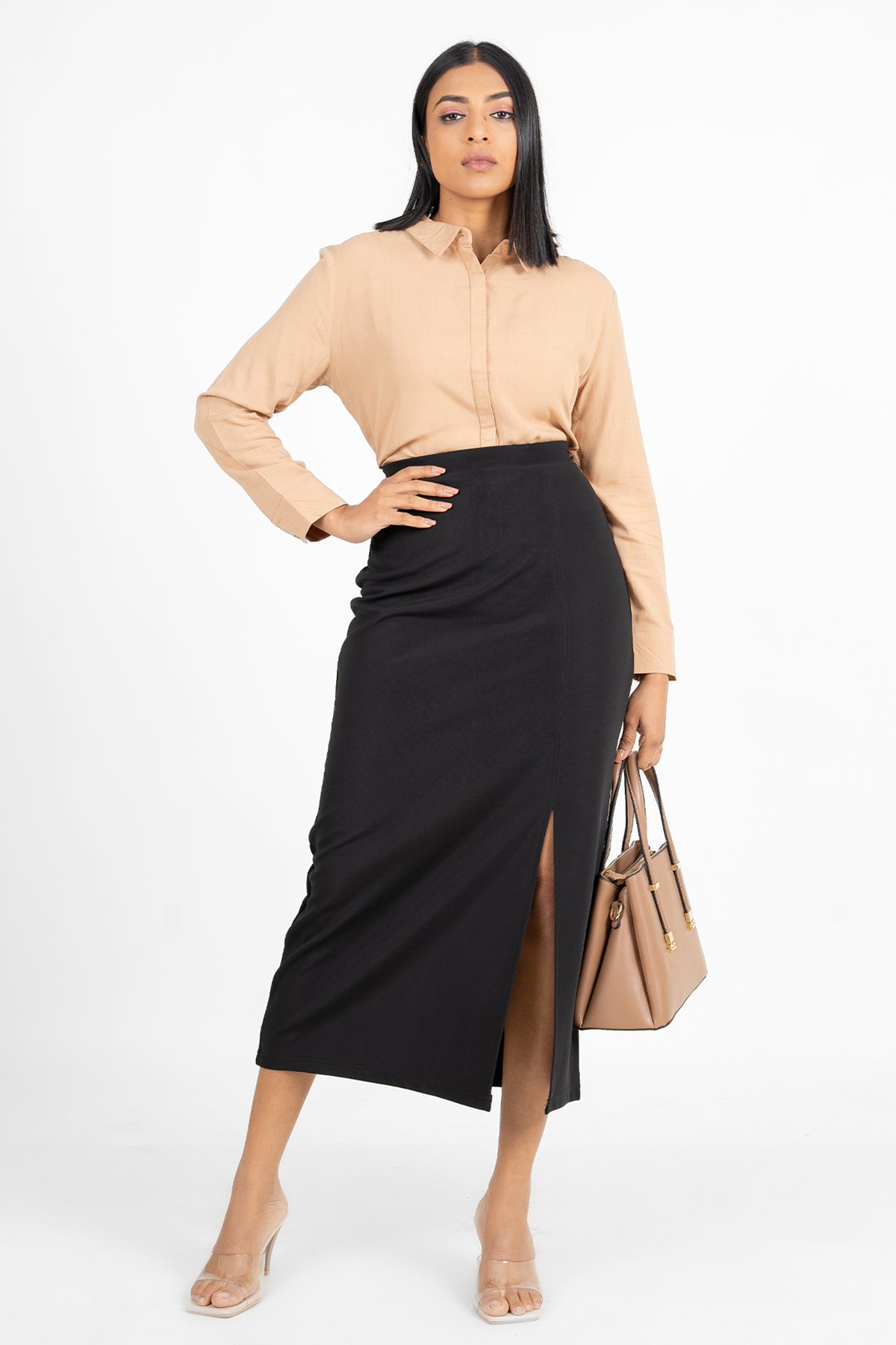 Envogue Women's Chic Office Skirt