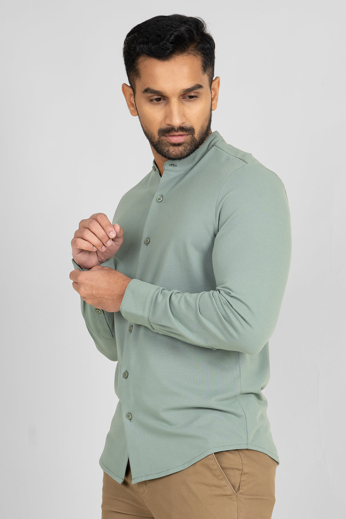 King Street Premium Men's Long Sleeve Casual Shirt
