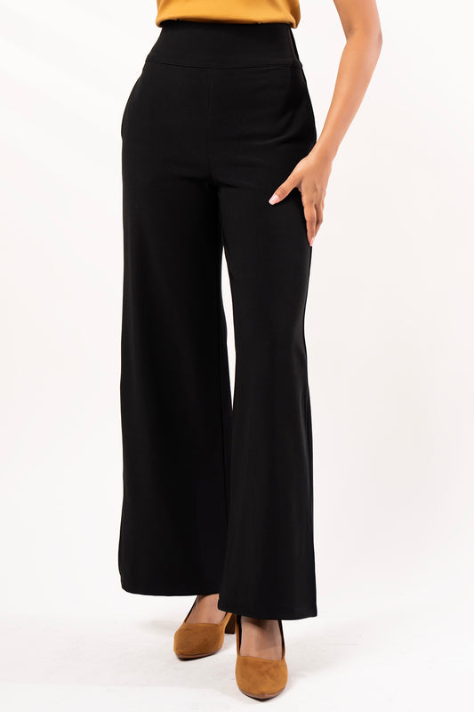 ENVOGUE Women's Wide-Leg Formal Trousers