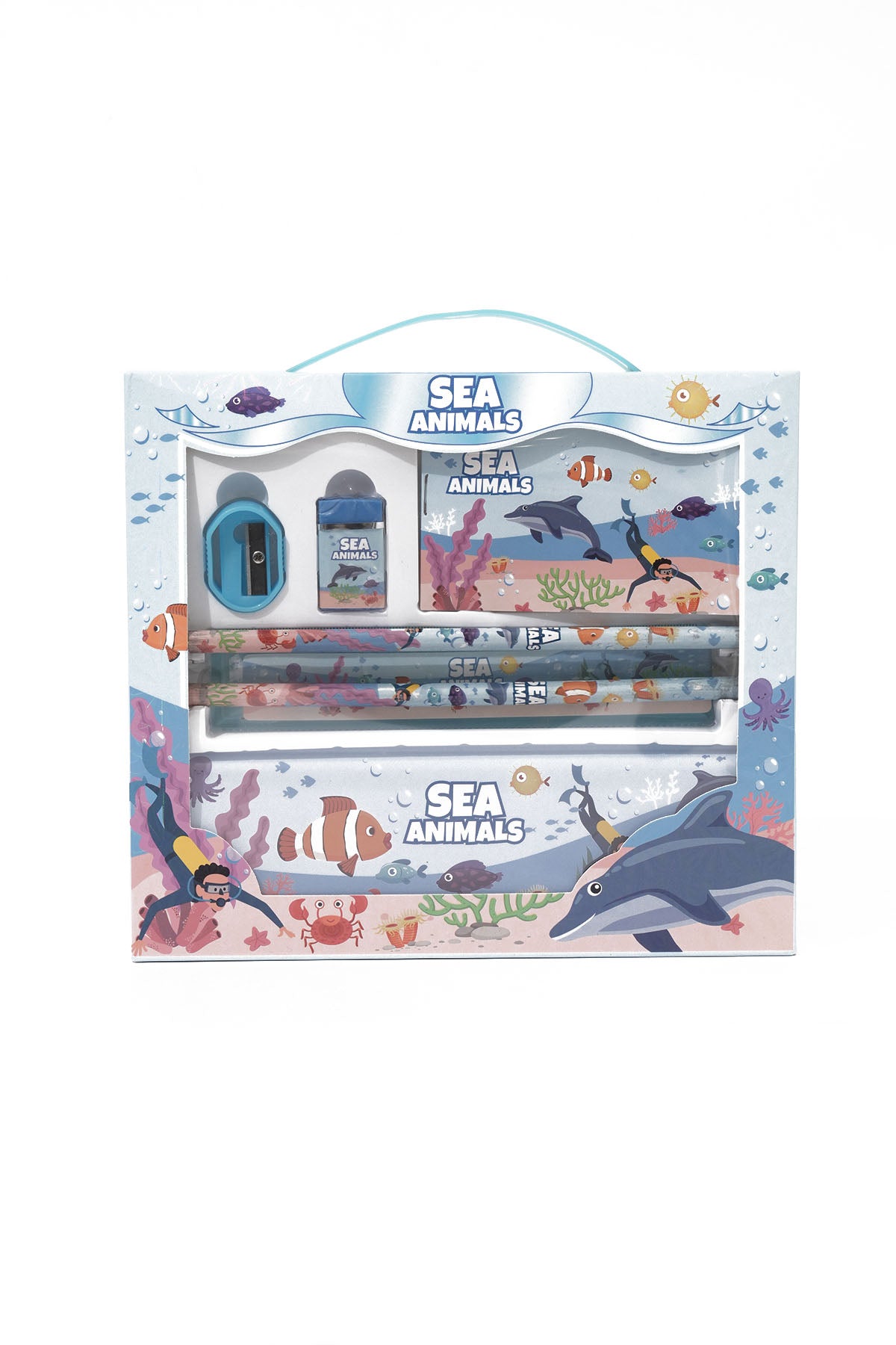 Sea Animals Stationery Set For Kids
