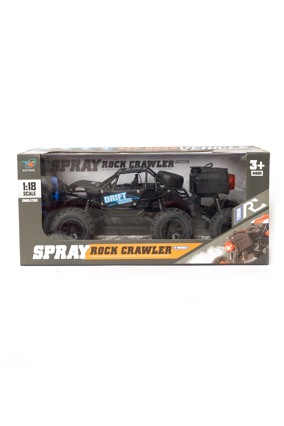 Spray 6 Wheels Rock Crawler Remote Control Car