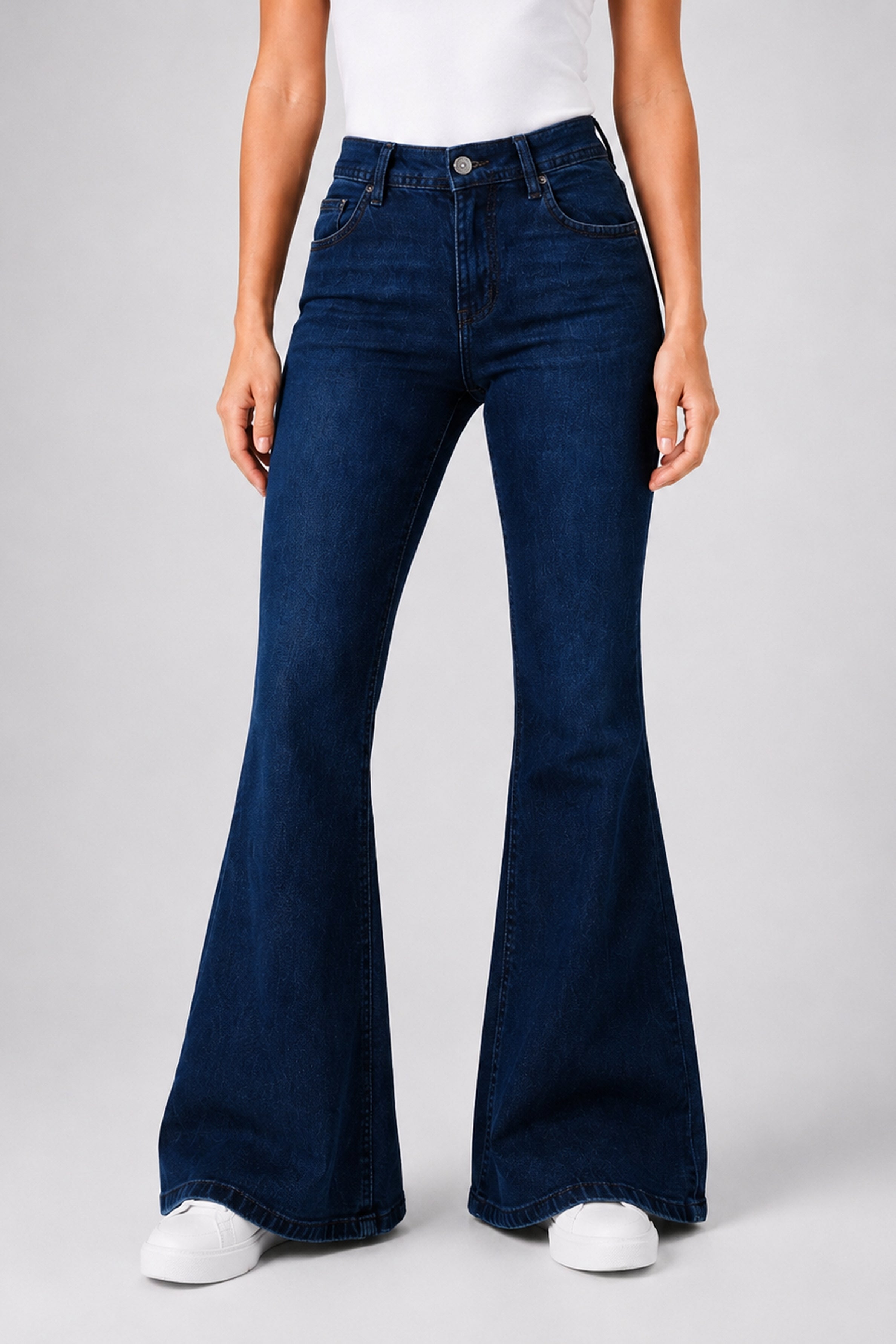 MODANO Women's Jeans - Dark Blue