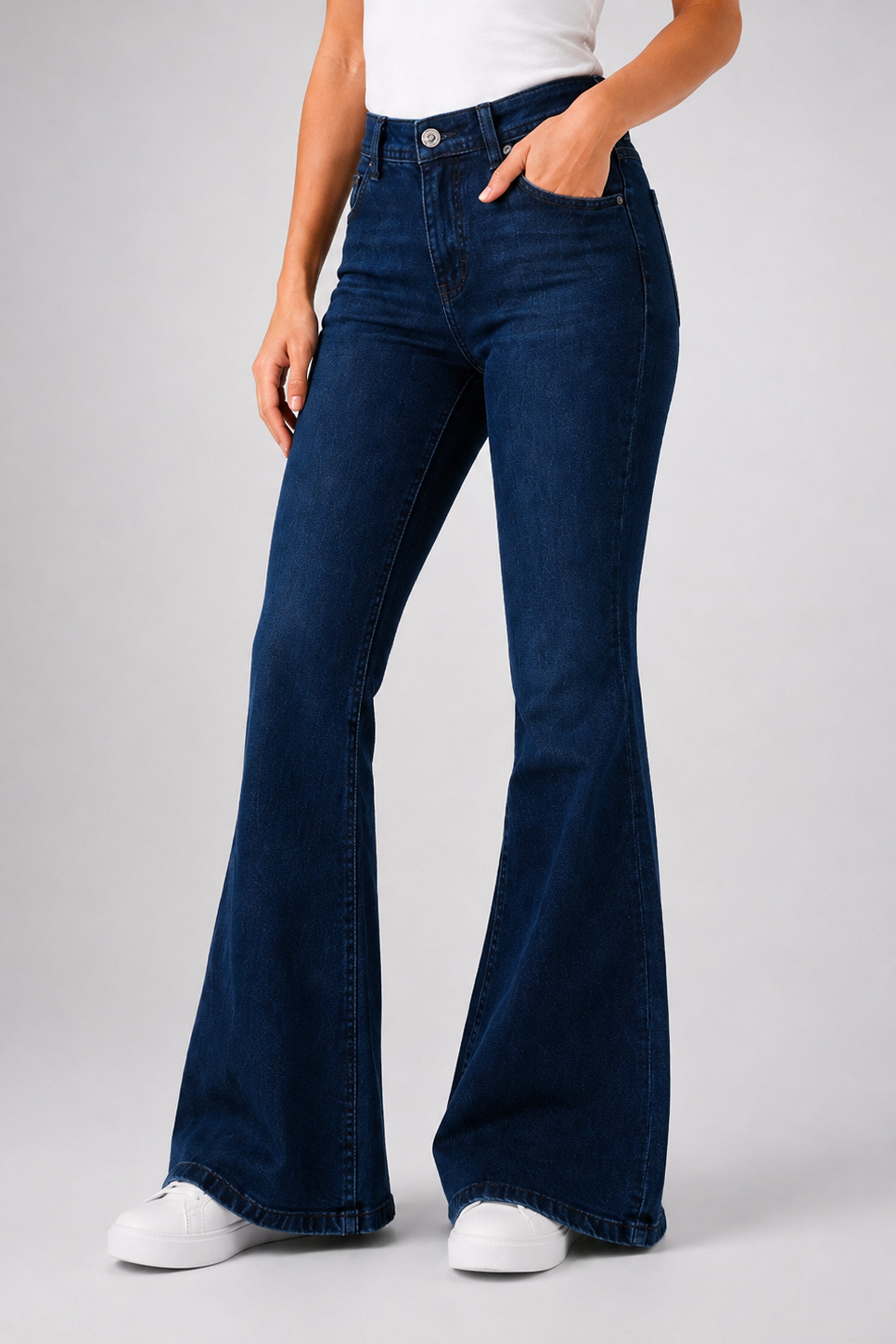MODANO Women's Jeans - Dark Blue