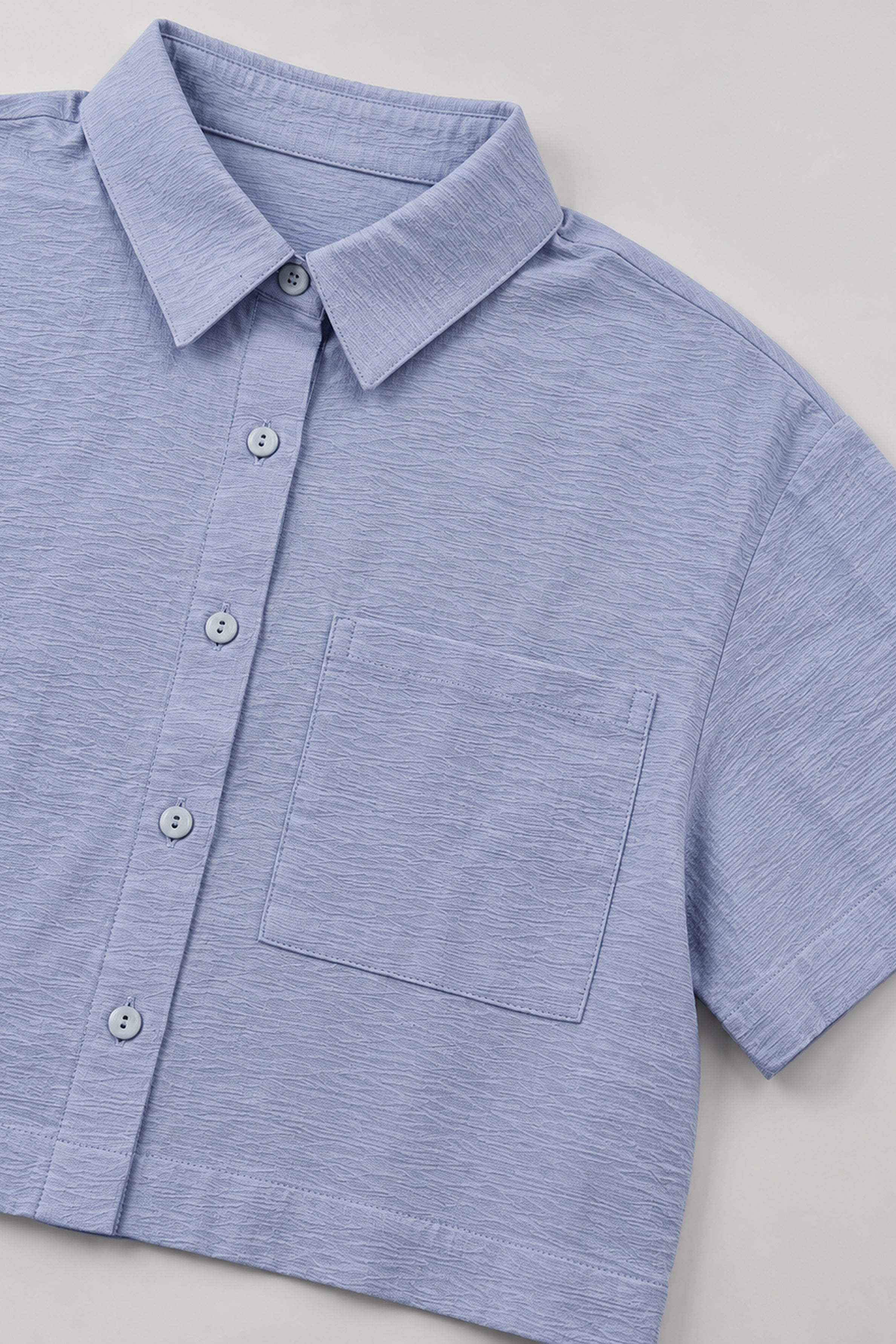 MODANO PETALS IN BLOOM Casual Top - Blue