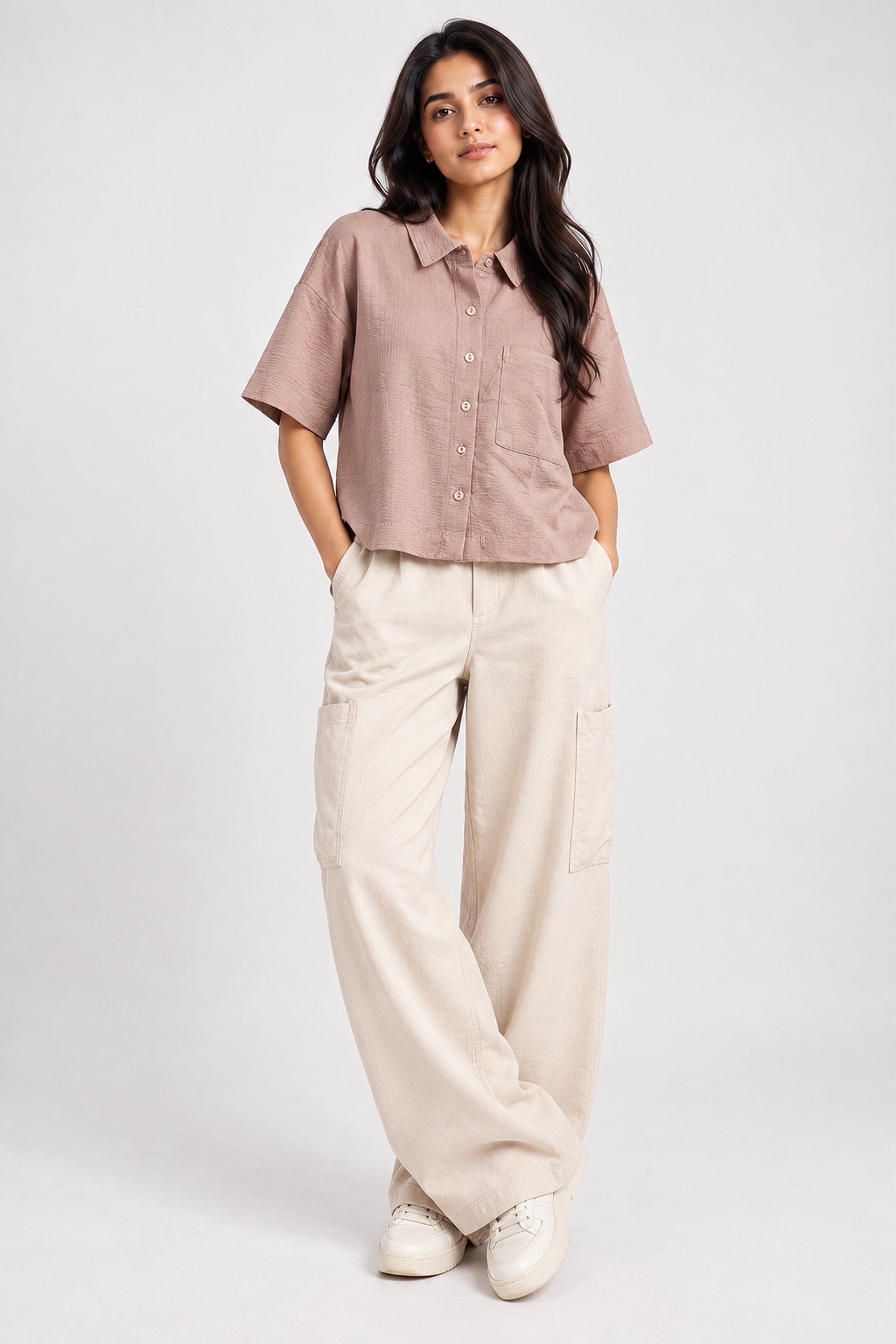 MODANO PETALS IN BLOOM Casual Top - Pink