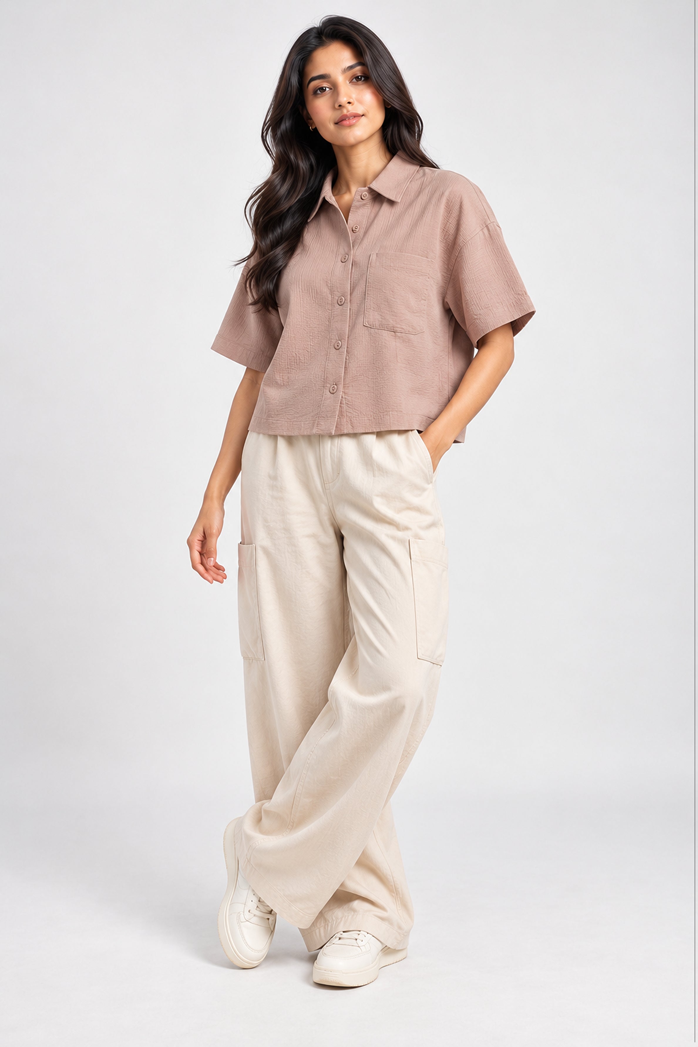 MODANO PETALS IN BLOOM Casual Top - Pink