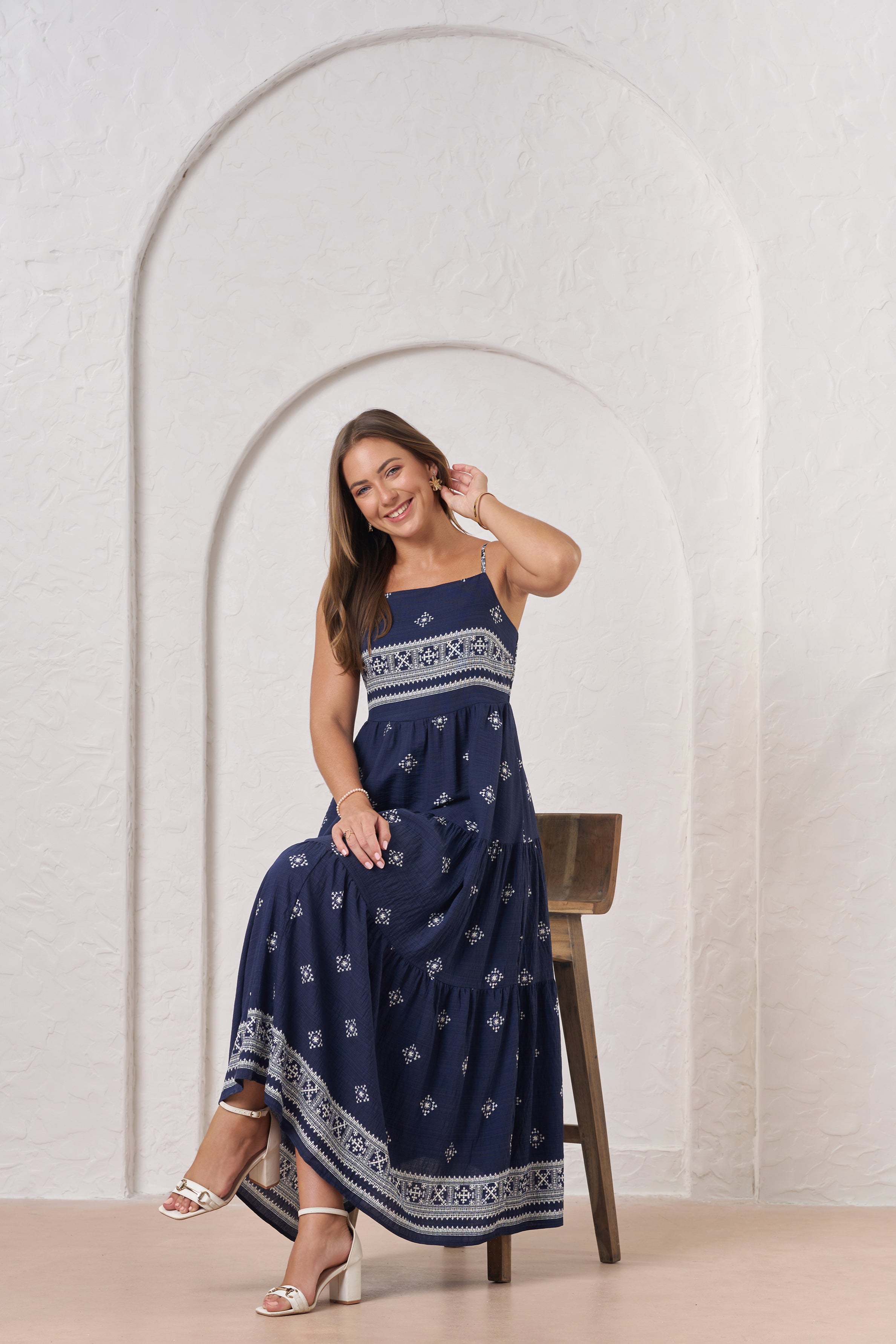Envogue Casual Dress - Navy