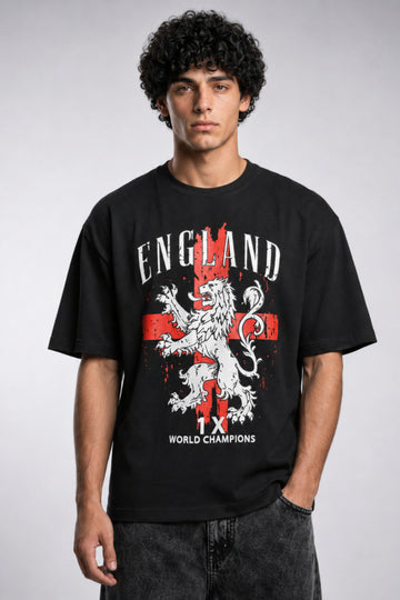 HUSTLE FIFA Unisex Relax Fit T-Shirt - England