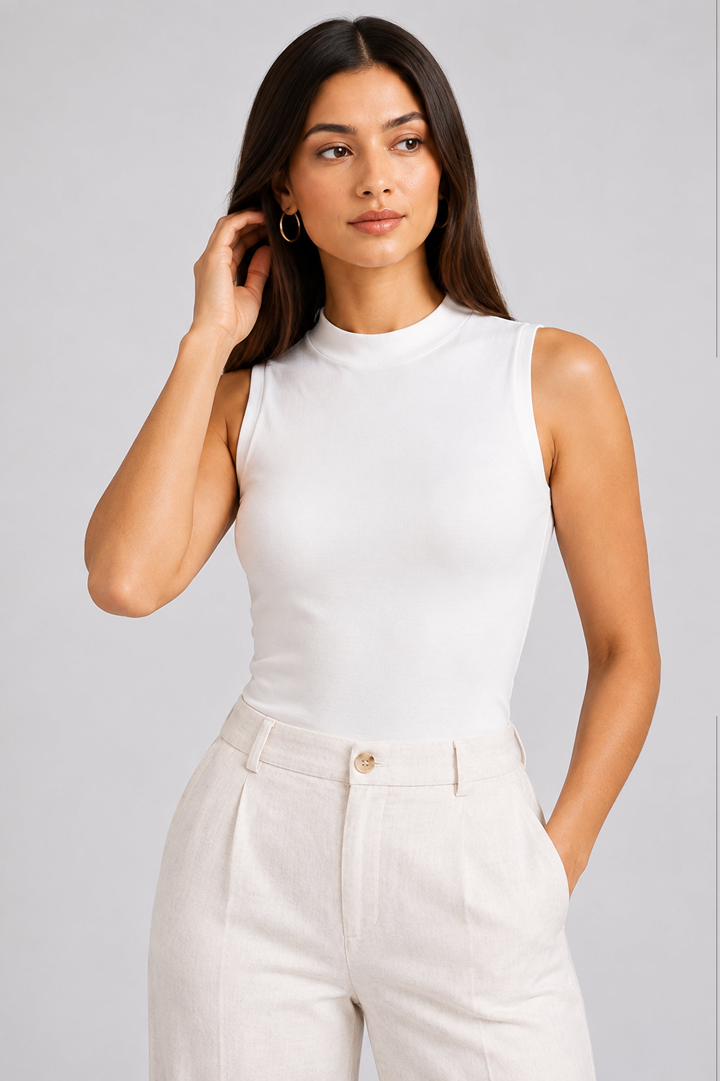 Envogue Women’s Casual Bodysuit - Off White