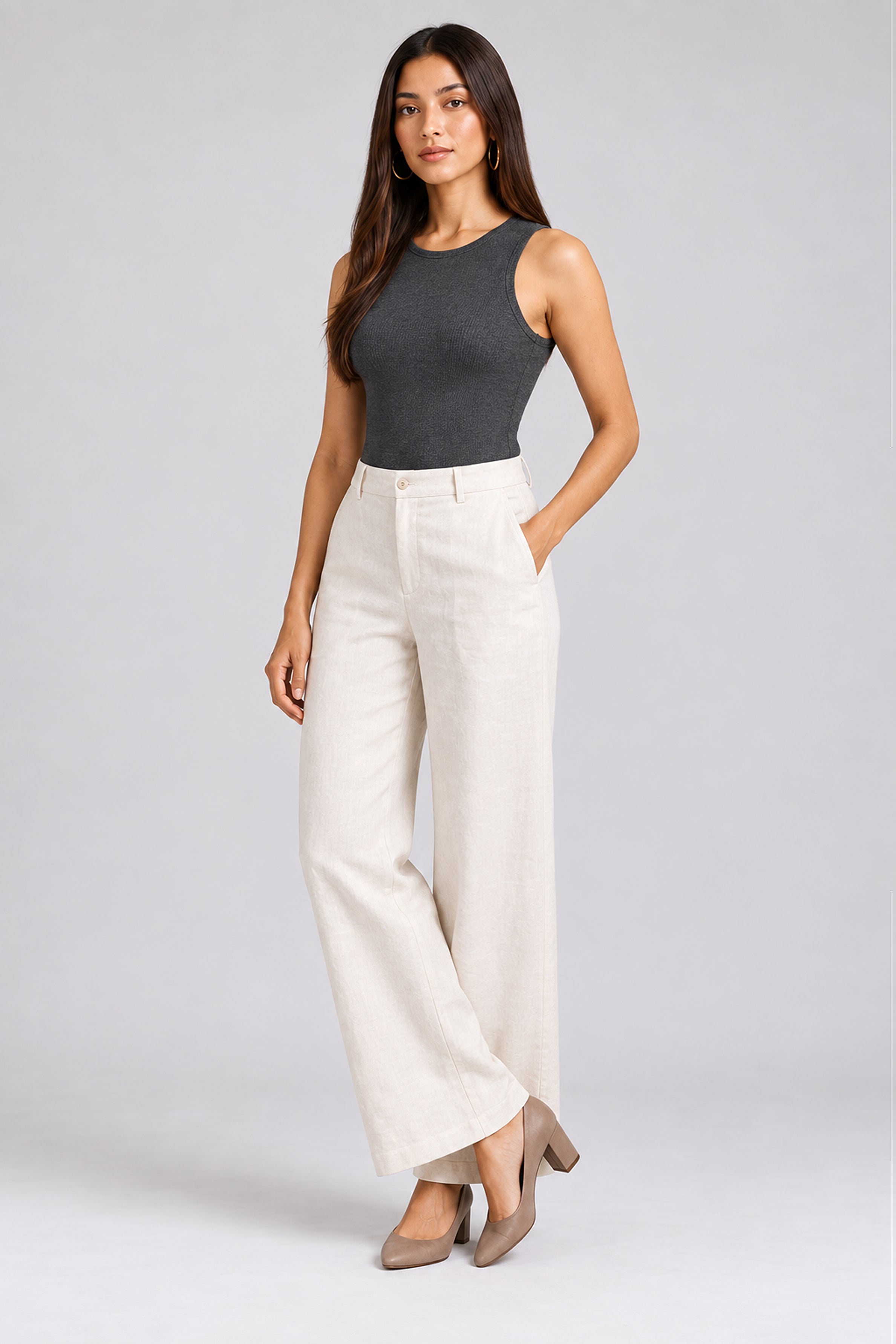 Envogue Women’s Casual Bodysuit - Ash