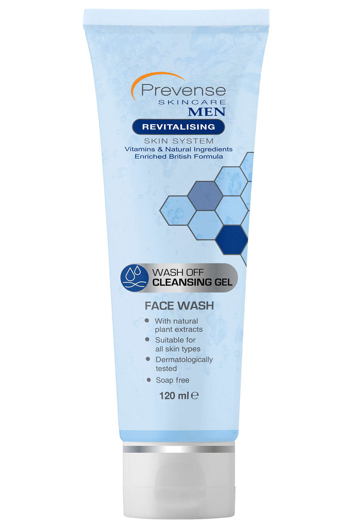 Prevense Skin Care Men Revitalising Wash Off Cleansing Gel (120 ml)