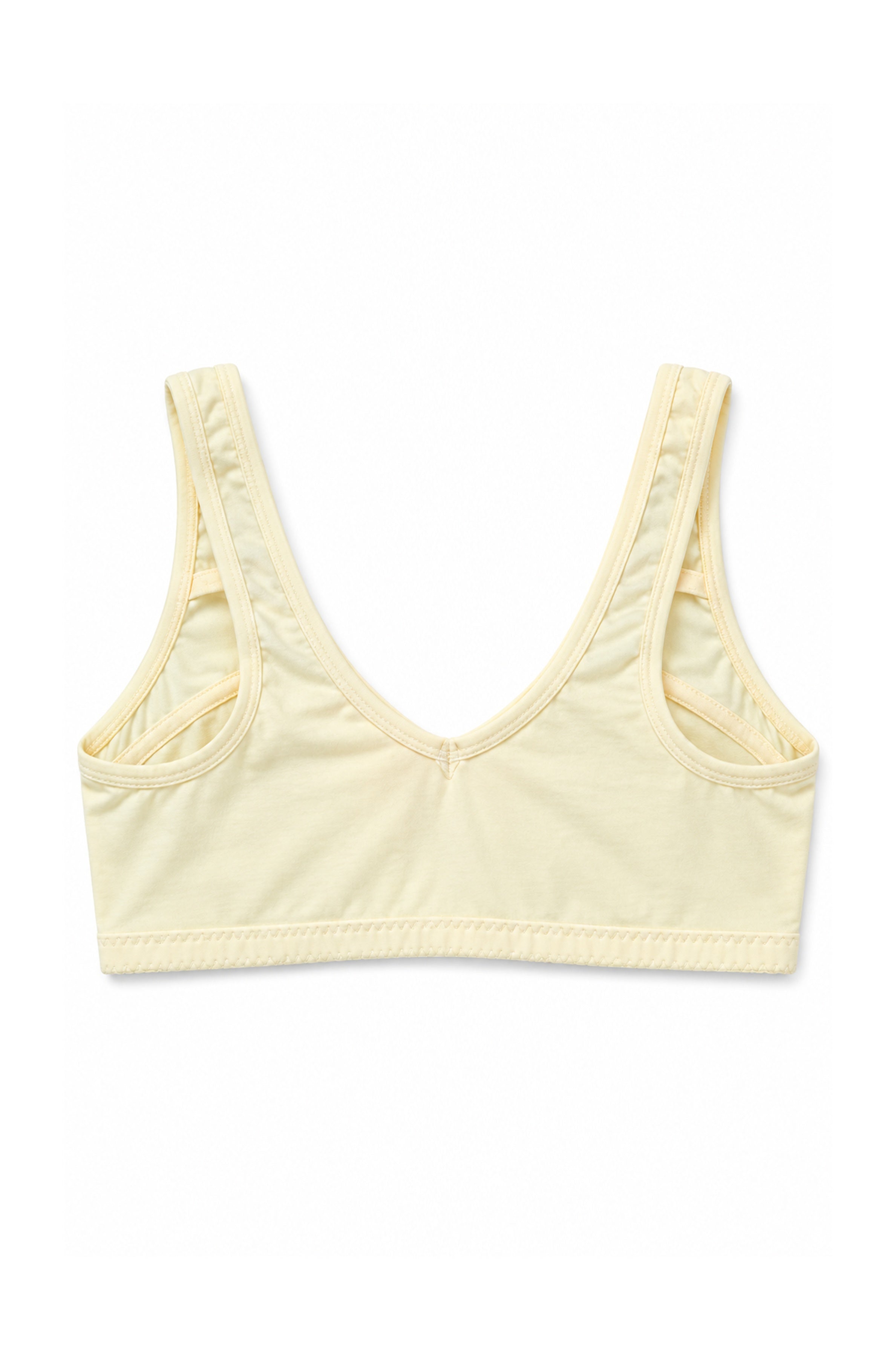 Women's Front Open 3-Button Feeding Bra – Yellow