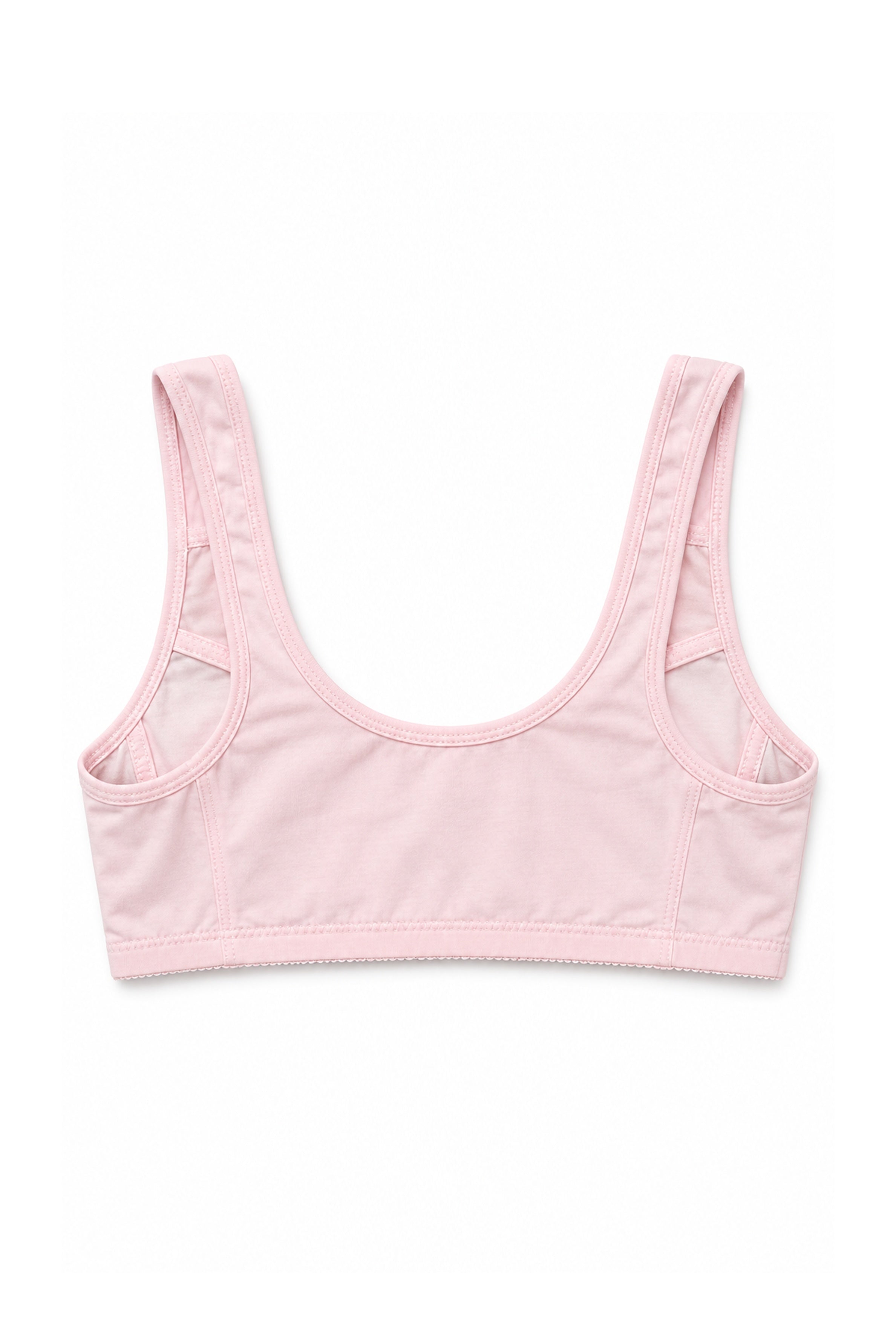 Women's Front Open 3-Button Feeding Bra – Pink