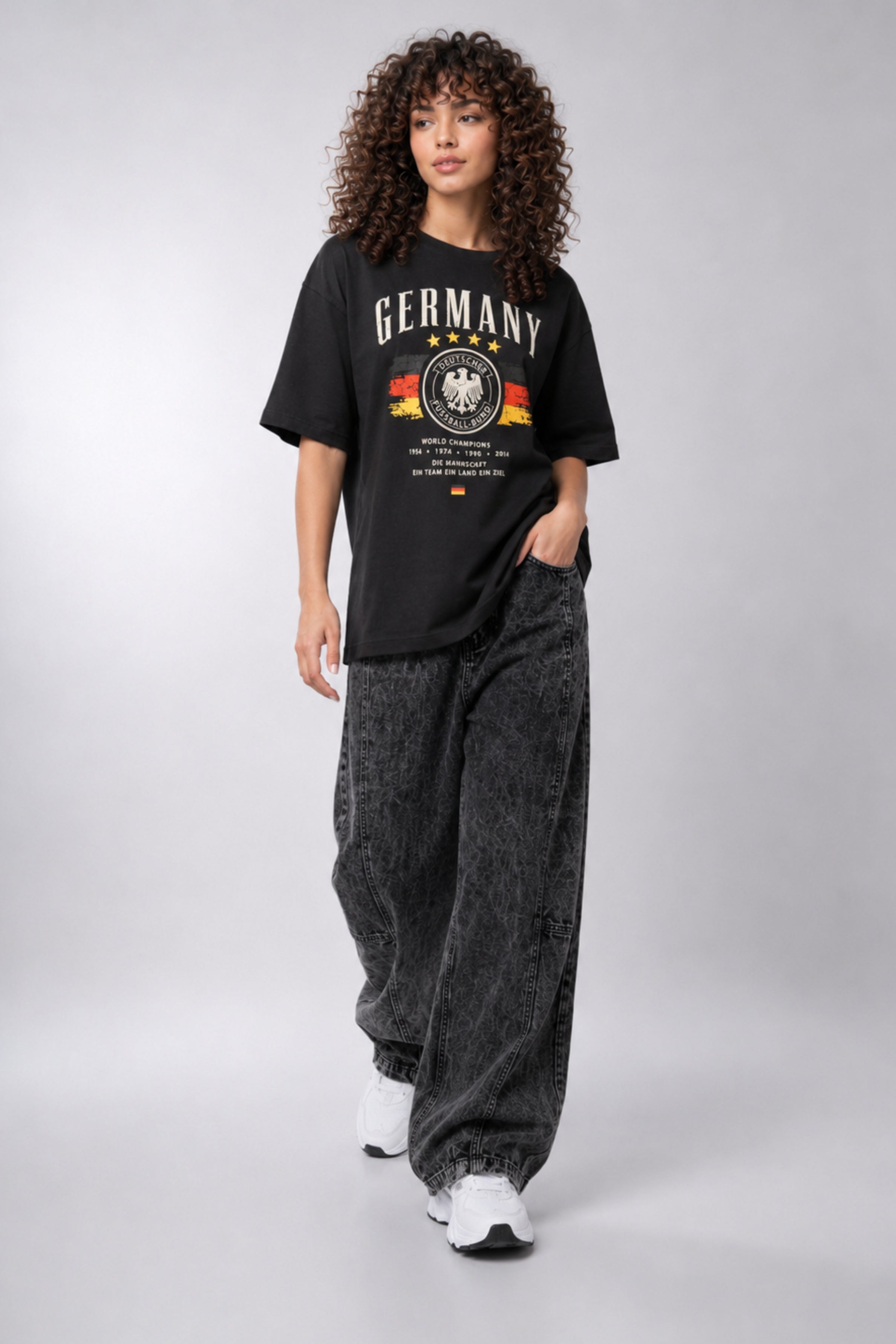 HUSTLE FIFA Unisex Relax Fit T-Shirt - Germany