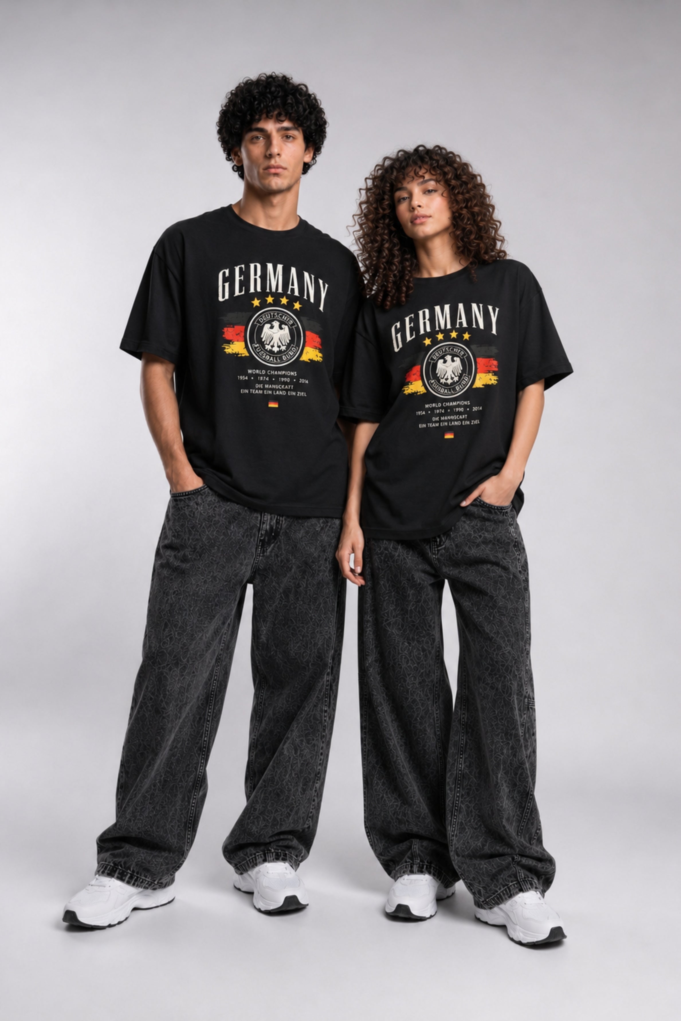 HUSTLE FIFA Unisex Relax Fit T-Shirt - Germany
