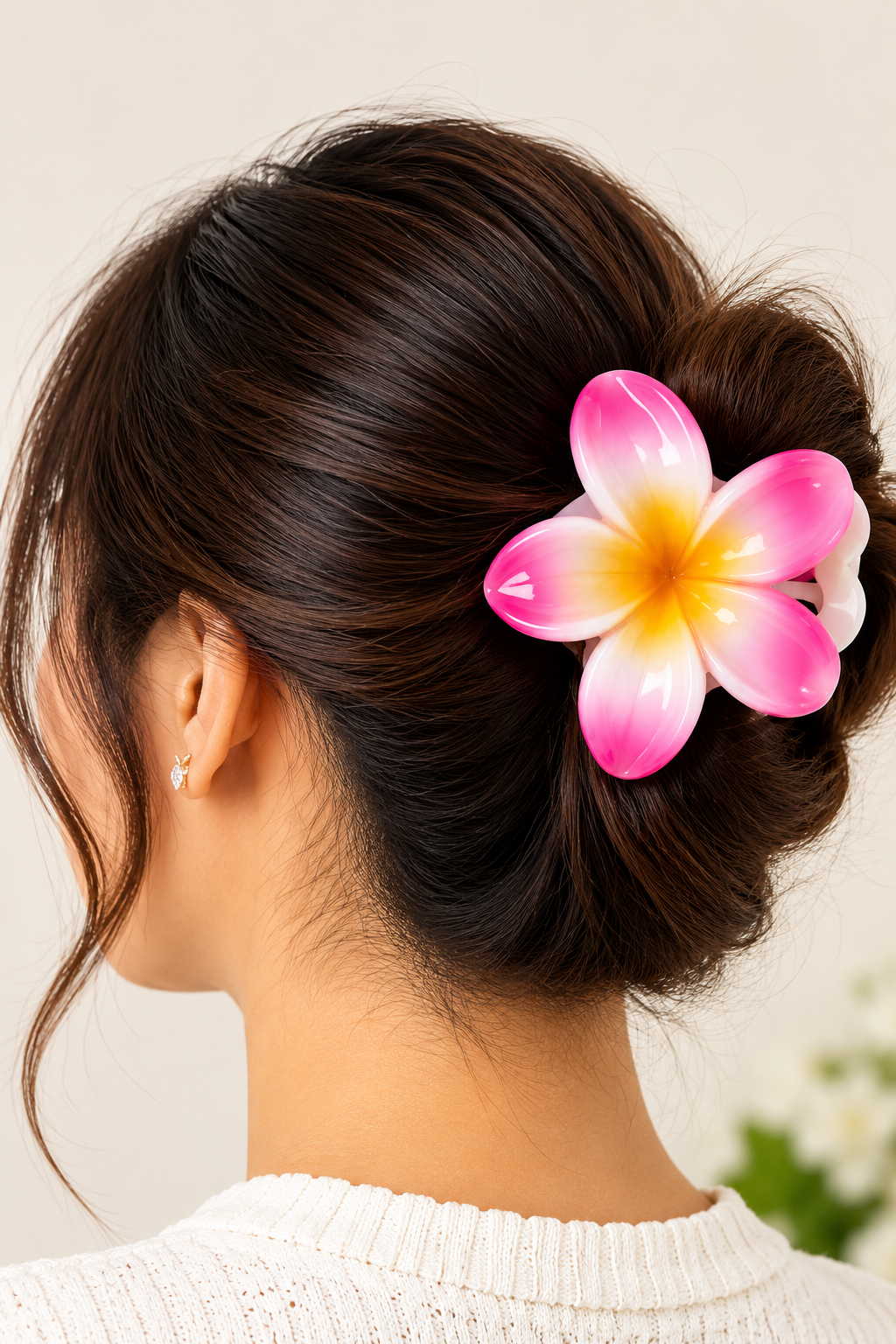 MOON Stone Women's Hair Slide - 3pcs