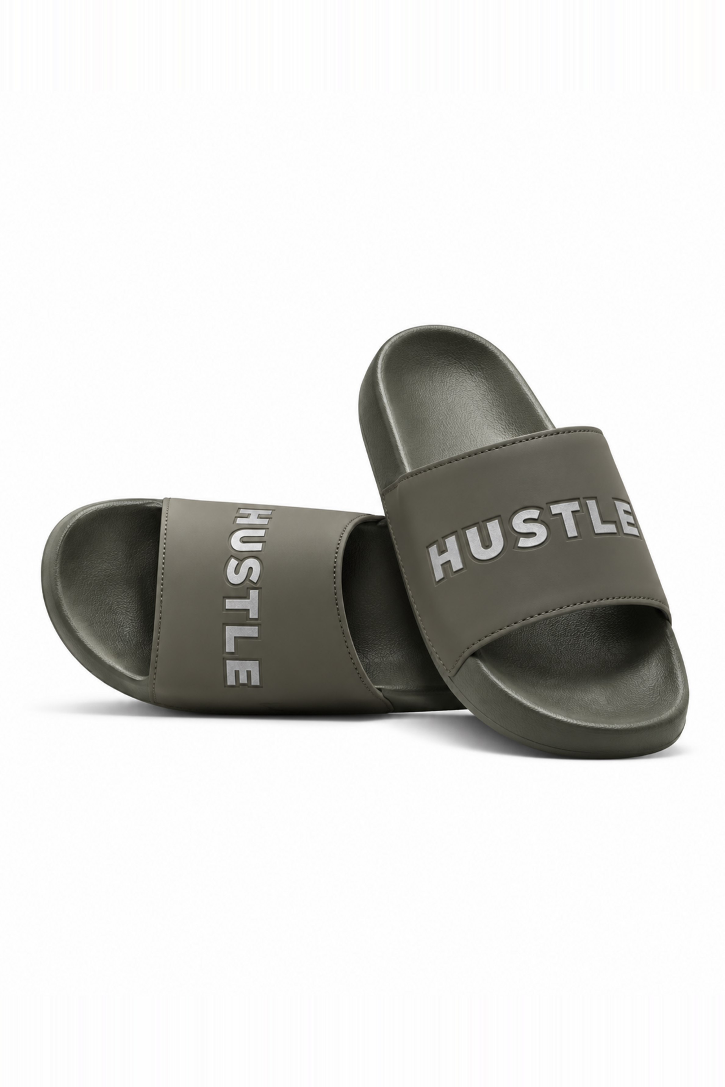 HUSTLE Men's Slide Sandal - Green