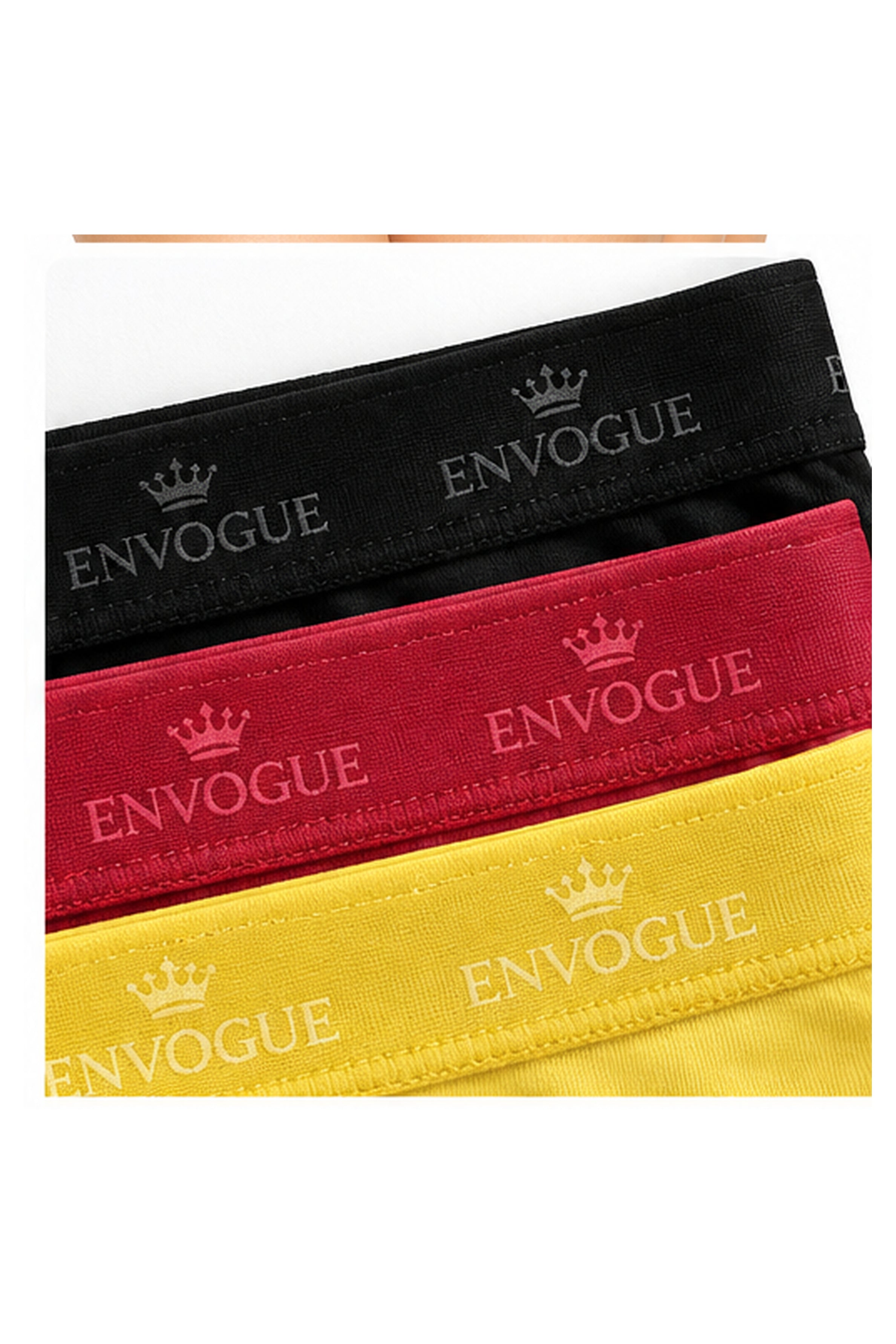 ENVOGUE Women's Hipster 3pcs Panty Pack - Assorted