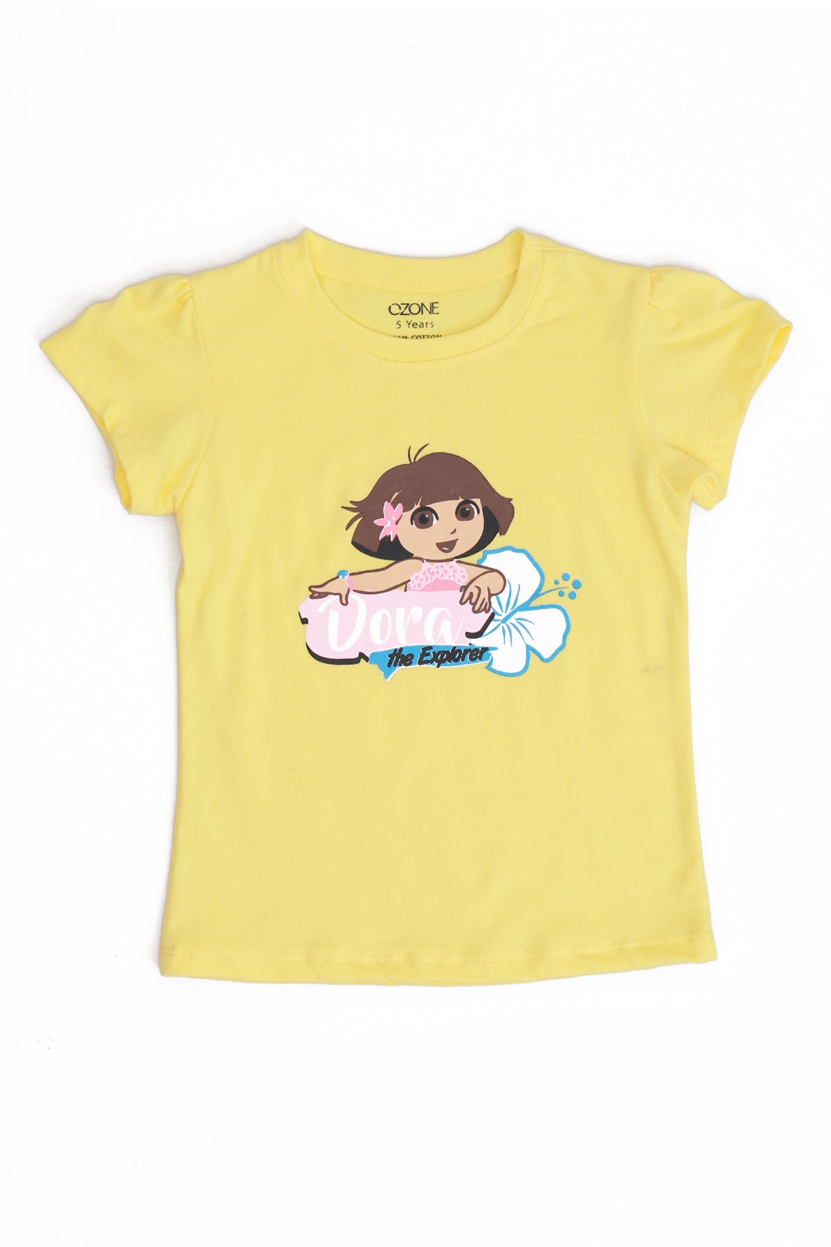 Ozone Kids Girls Without Collar Casual T-Shirt