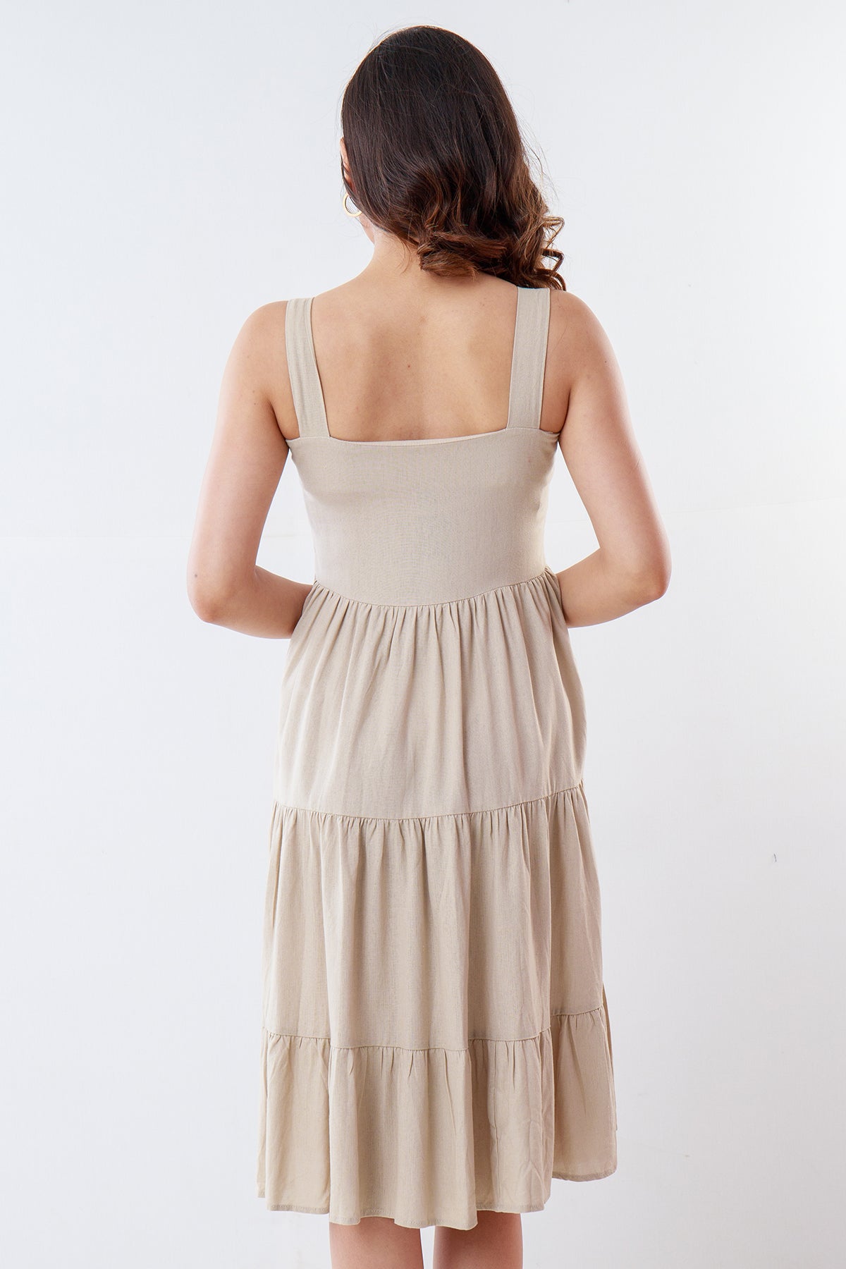 Modano Women's Casual Linen Dress