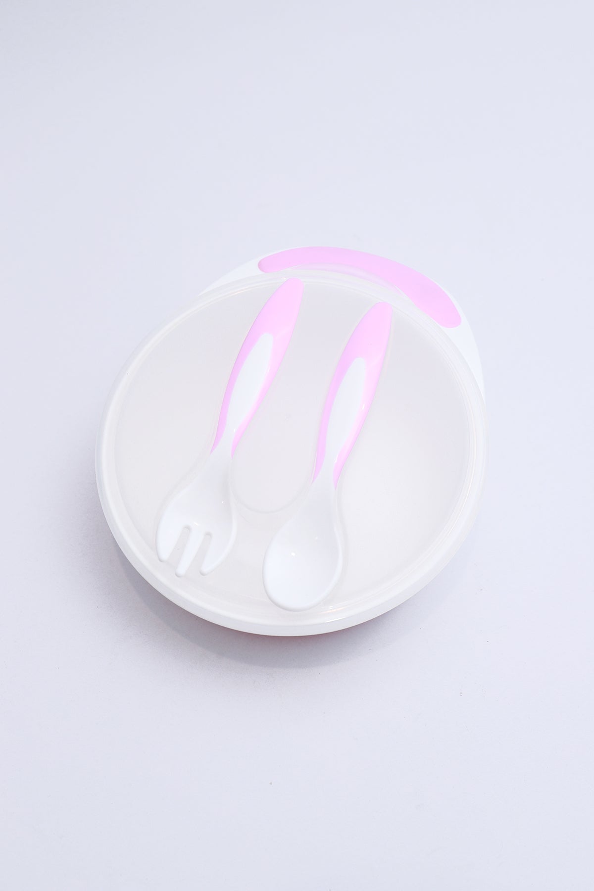 Suction Bowl With Spoon And Fork