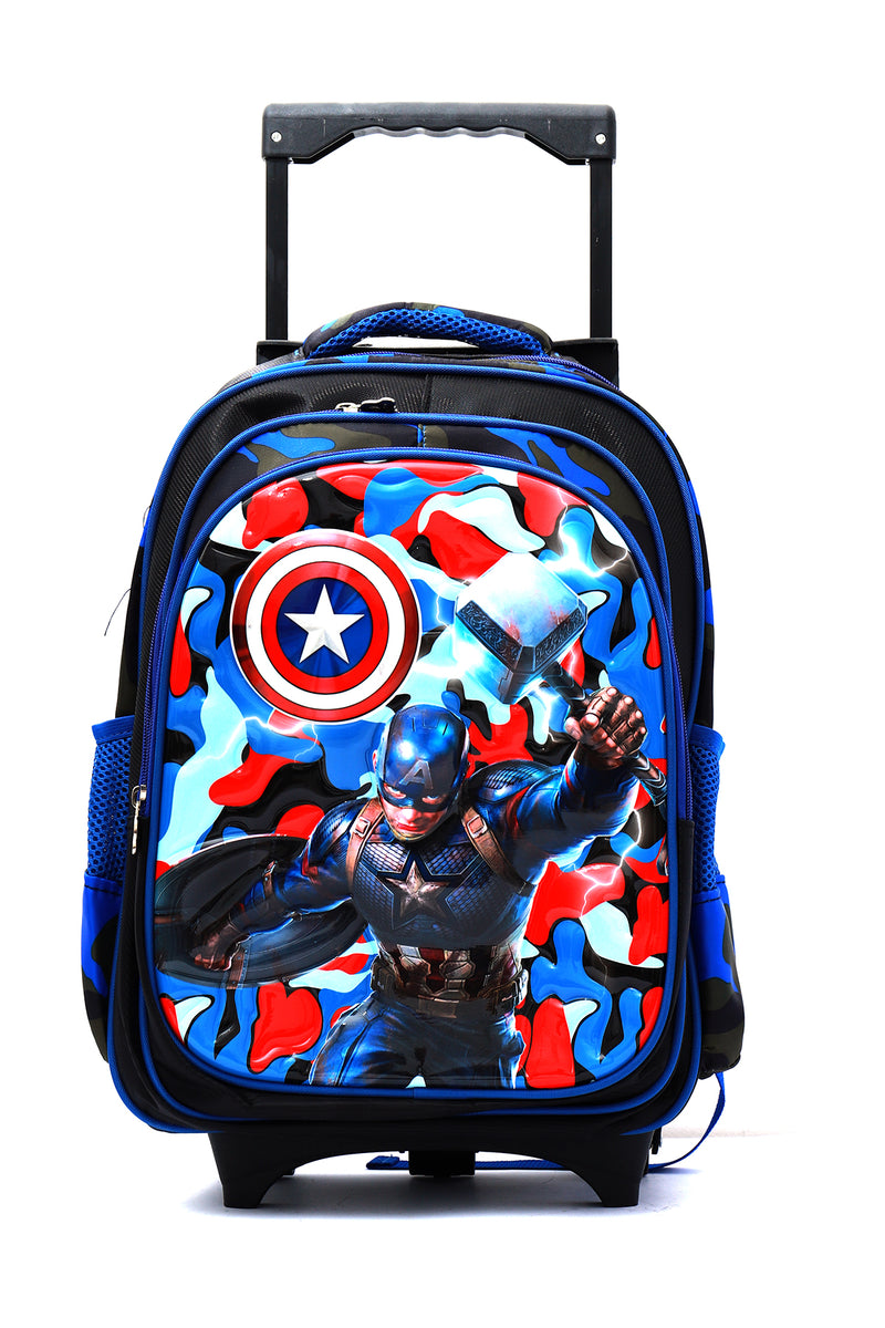 Captain America Kids School Bags