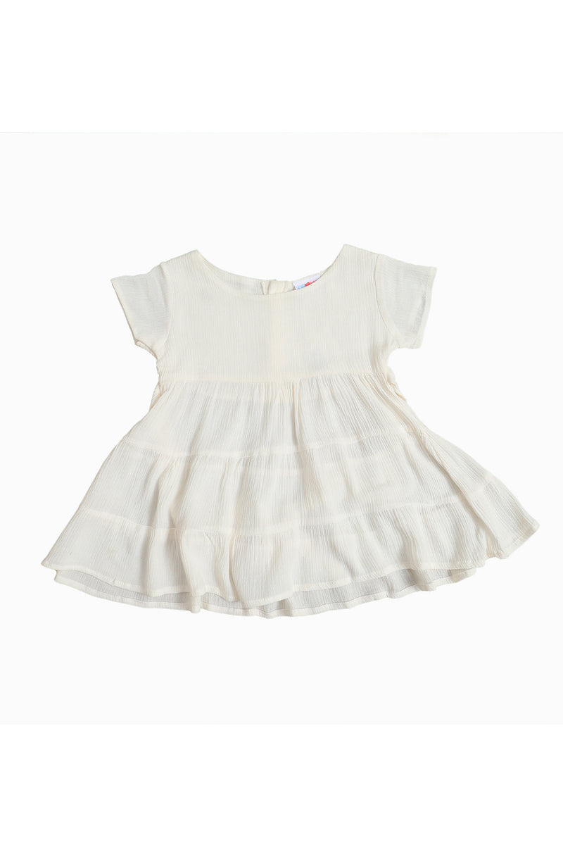 Ozone Plain Baby Girl Dress