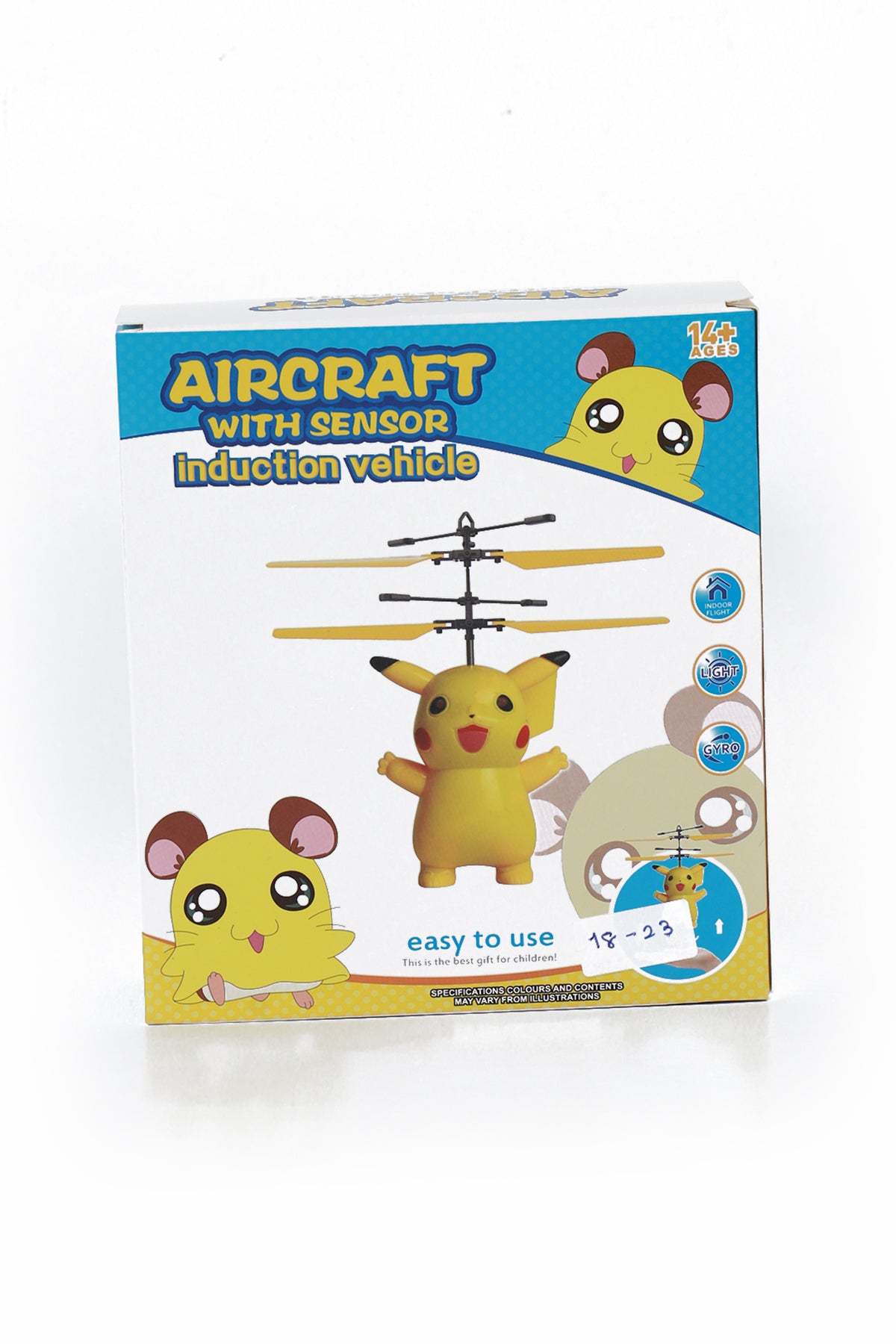 Aircraft With Sensor Induction Vehicle Toy