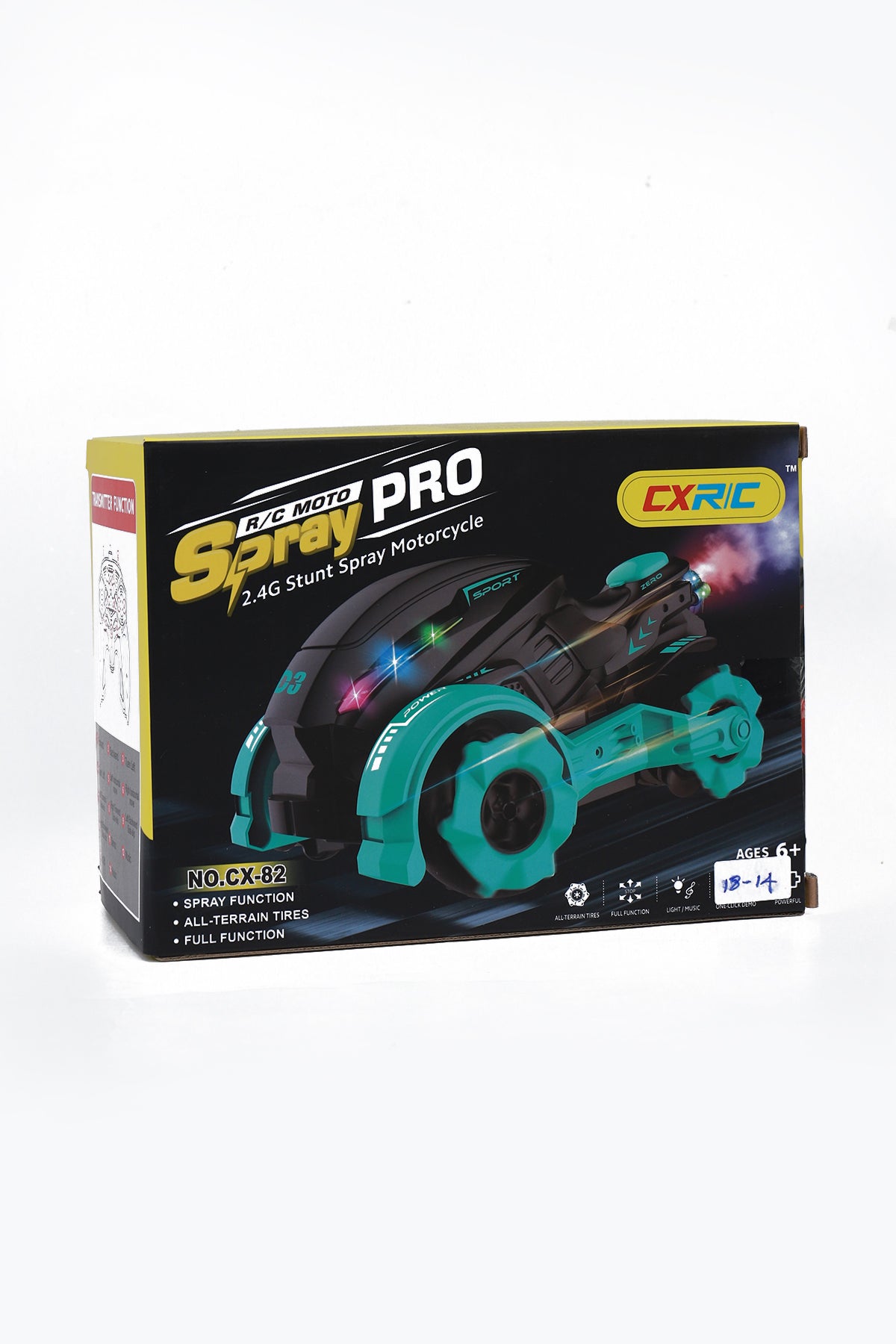 Stunt Spray Remote Control Motorcycle Toy