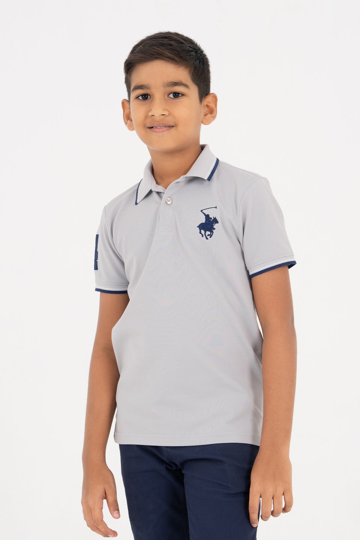 Kids Boys Casual Polo T-Shirt